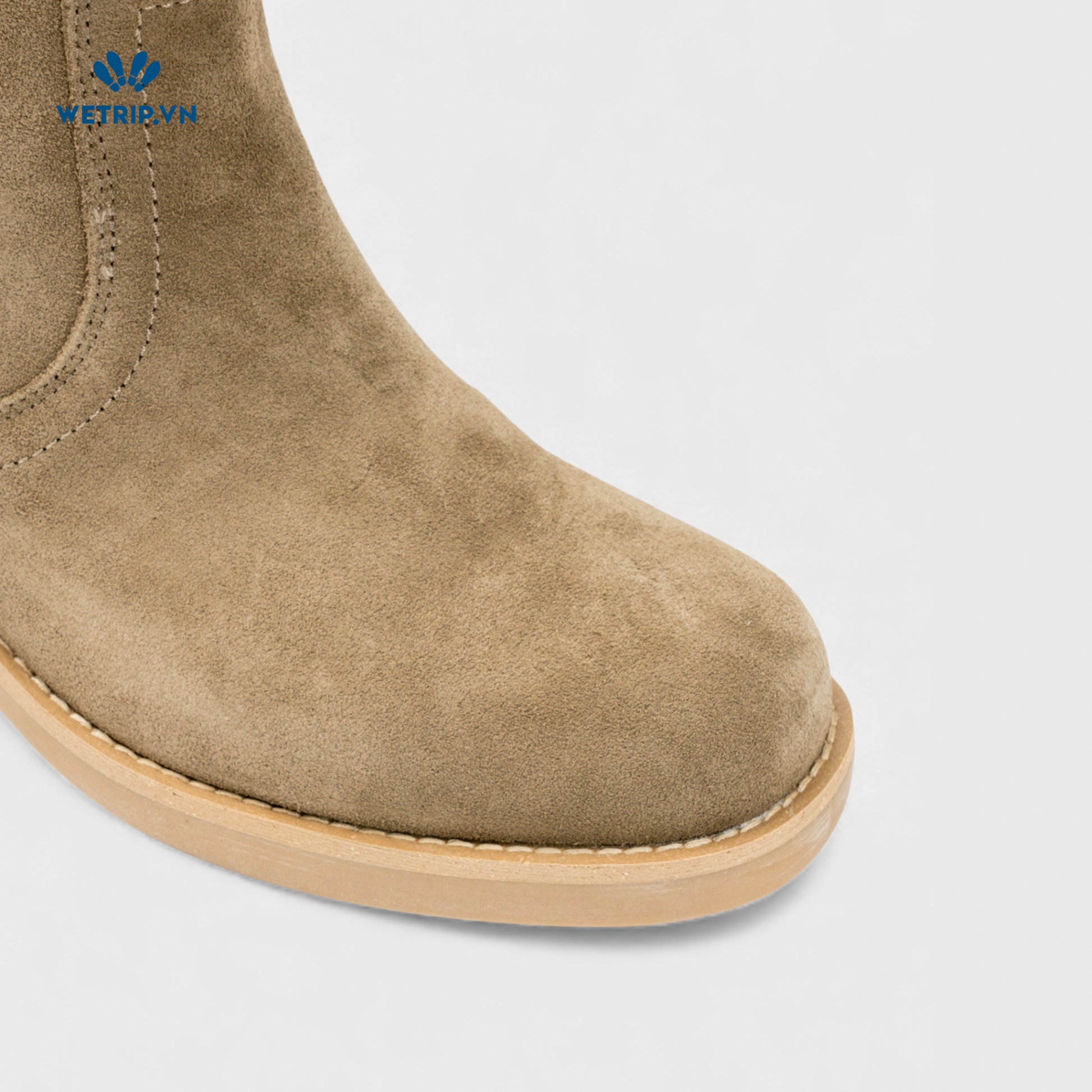 Boots Lửng Cao Gót Blondo (rêu) (Da thật - chống nước) Mã BL-CG-BLD-002-B