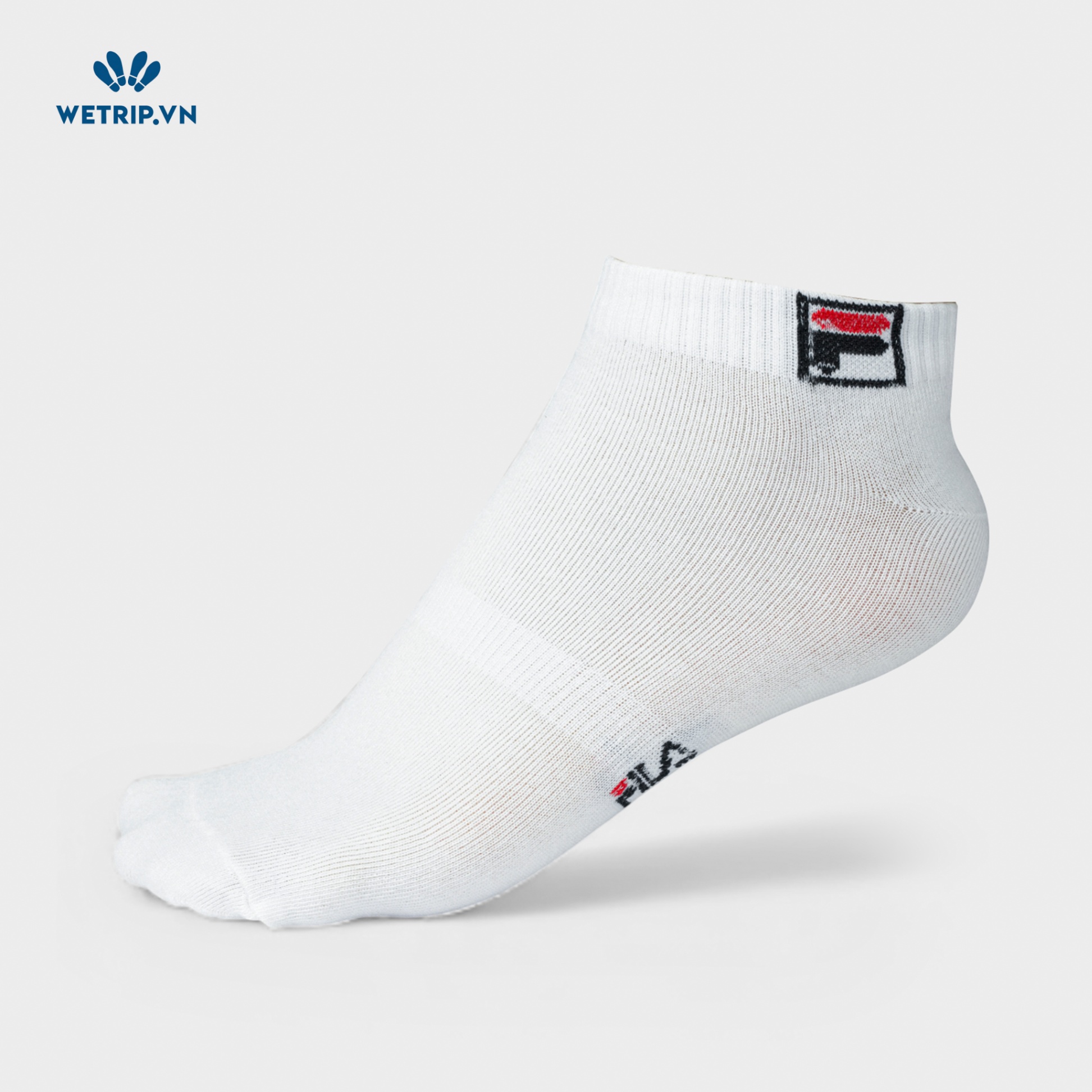 Tất Fila Thấp Cổ (Trắng) Mã TAT-FILA-001-B