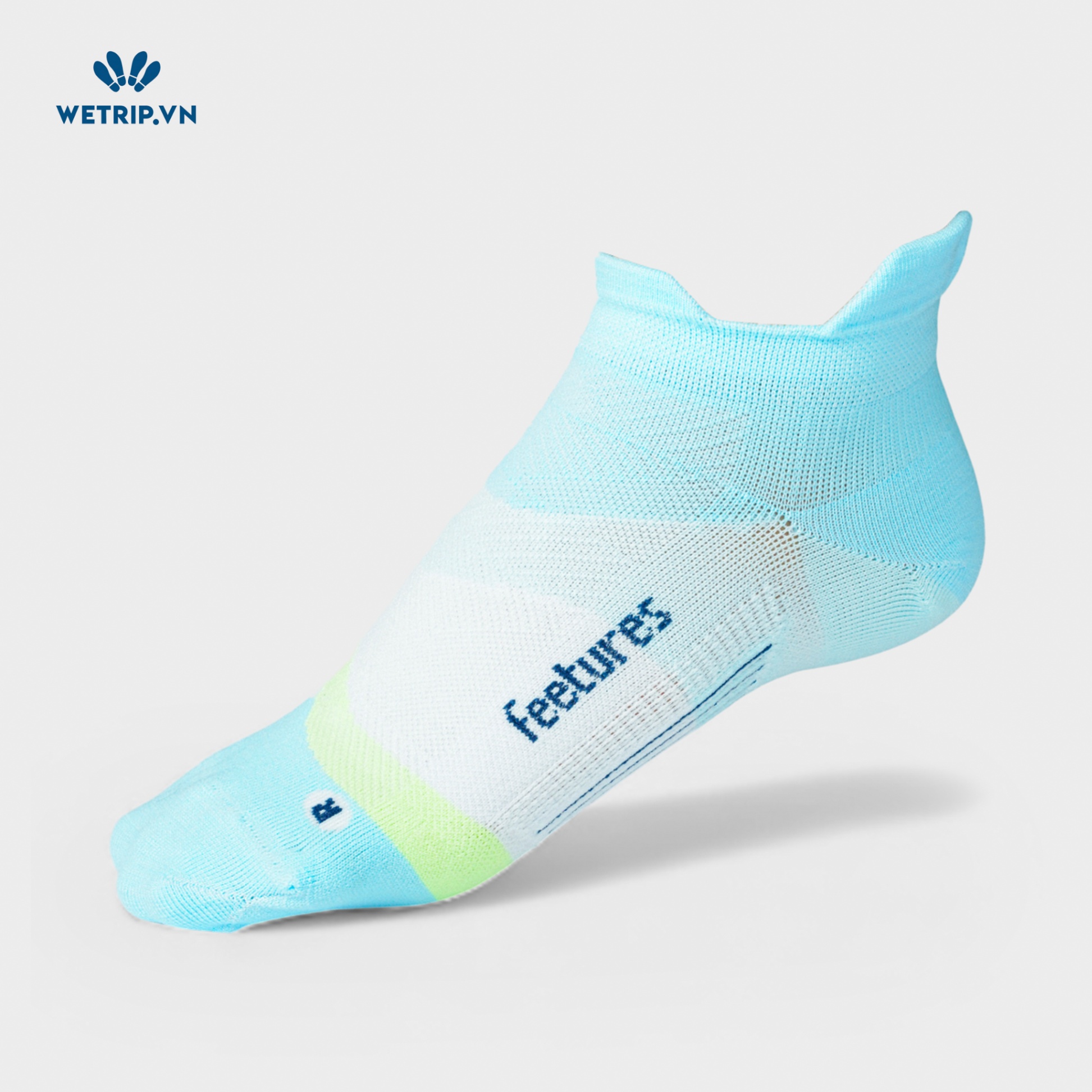 Tất Feetures thấp cổ (Xanh dương nhạt) Mã TAT-FTR-TC-001-H