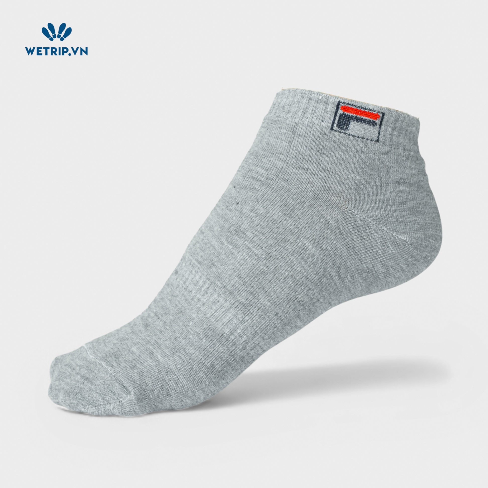 Tất Fila Thấp Cổ (Xám Nhạt) Mã TAT-FILA-001-C