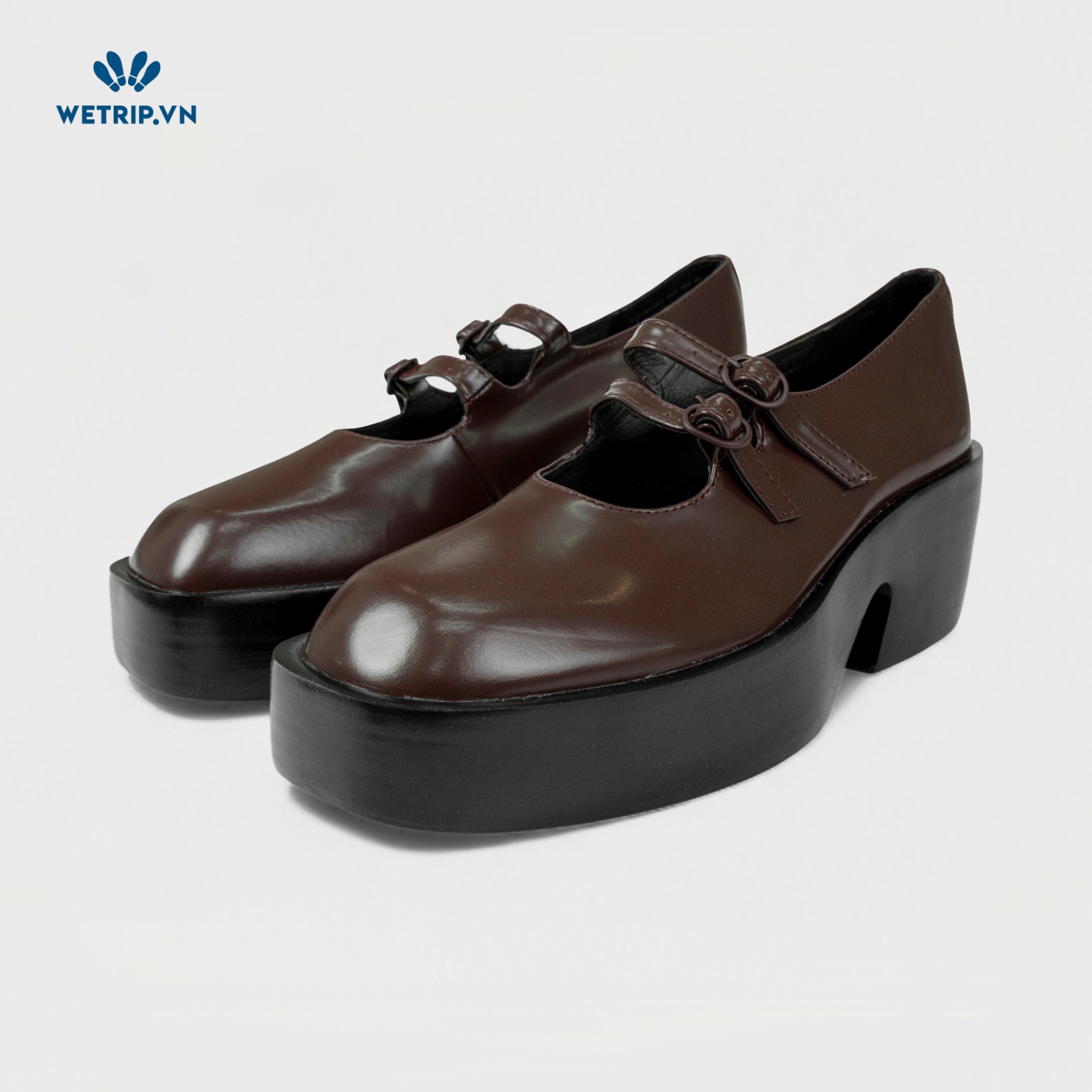 Giày Cao Gót Camper (Da - Nâu) Mã GCG-CP-065-C