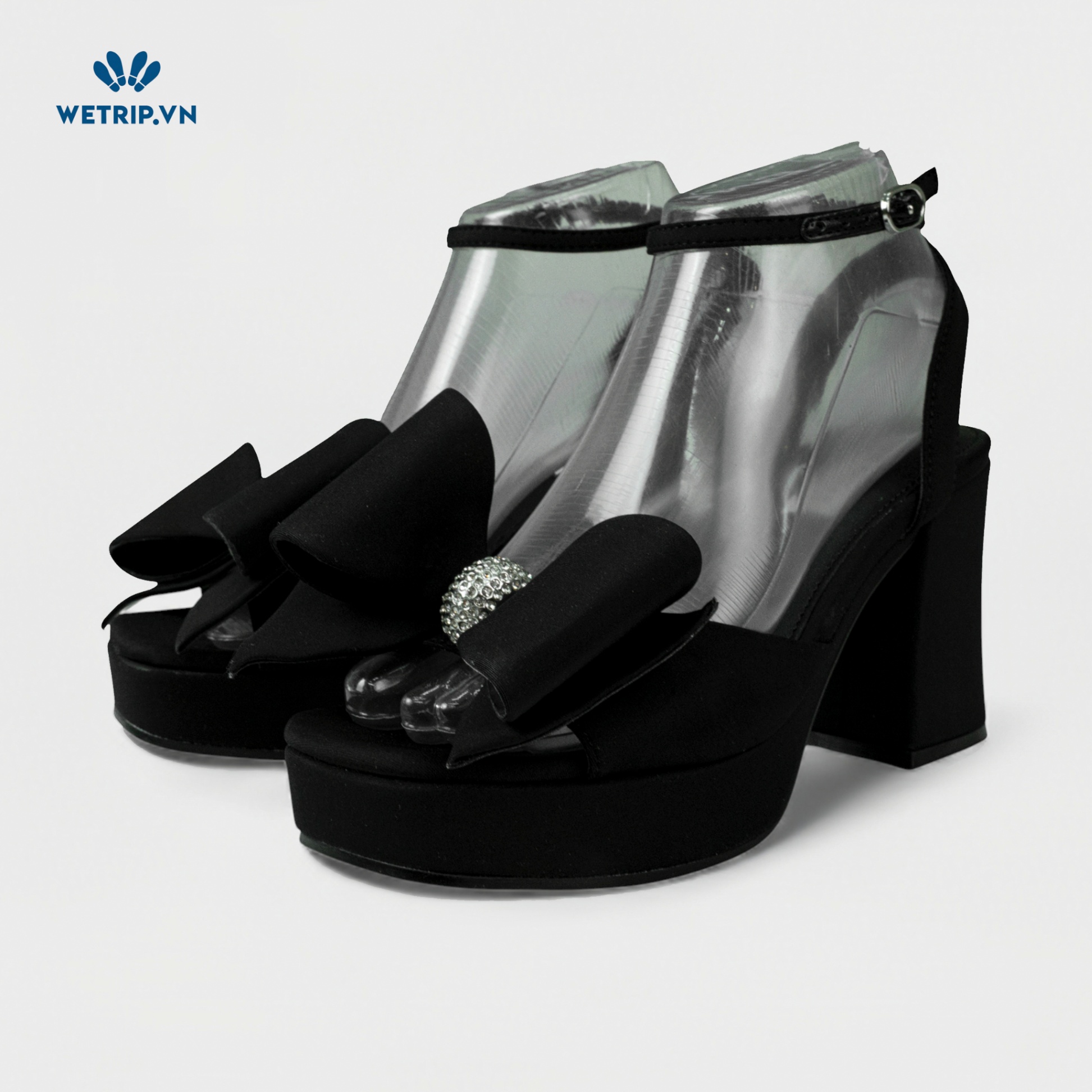 Sandal Cao Gót Steve Madden (Đen) Mã SDCG-SMD-002-A