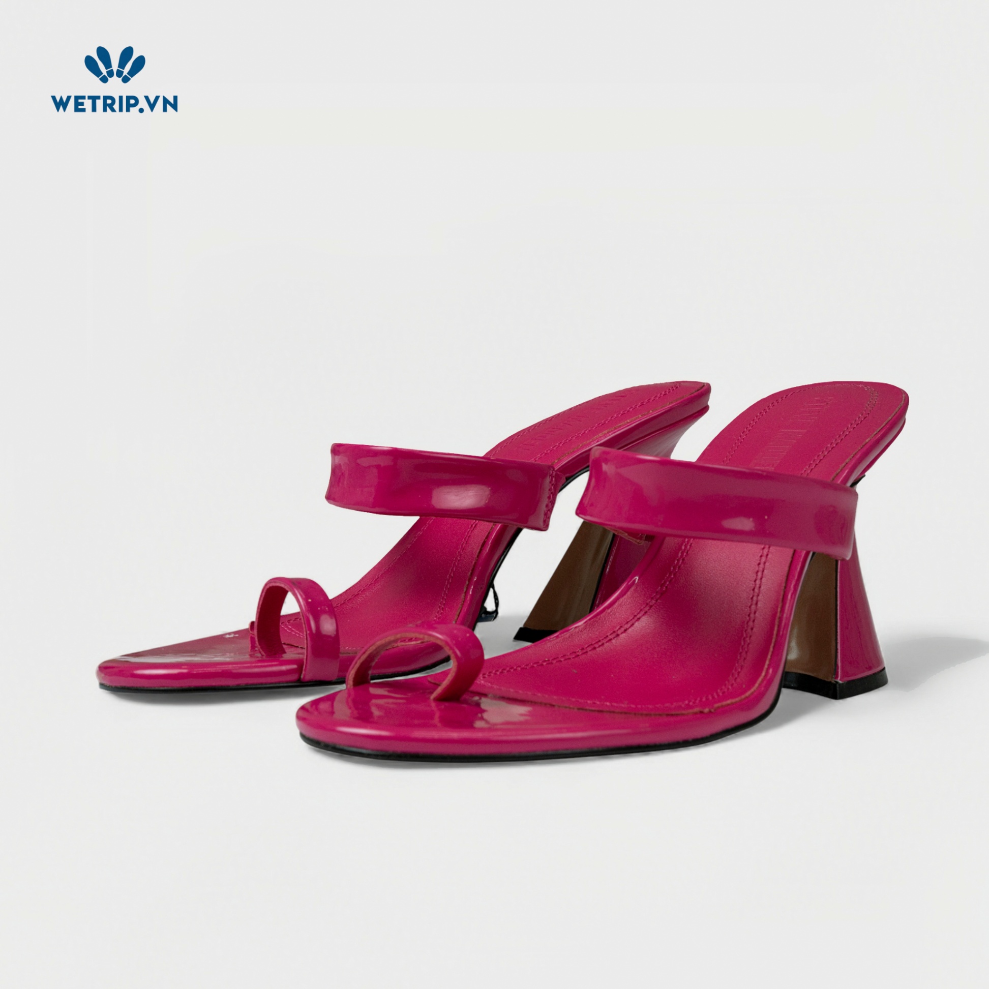 Sandal Cao Gót Steve Madden (Da-Hồng) Mã SDCG-SMD-001-B