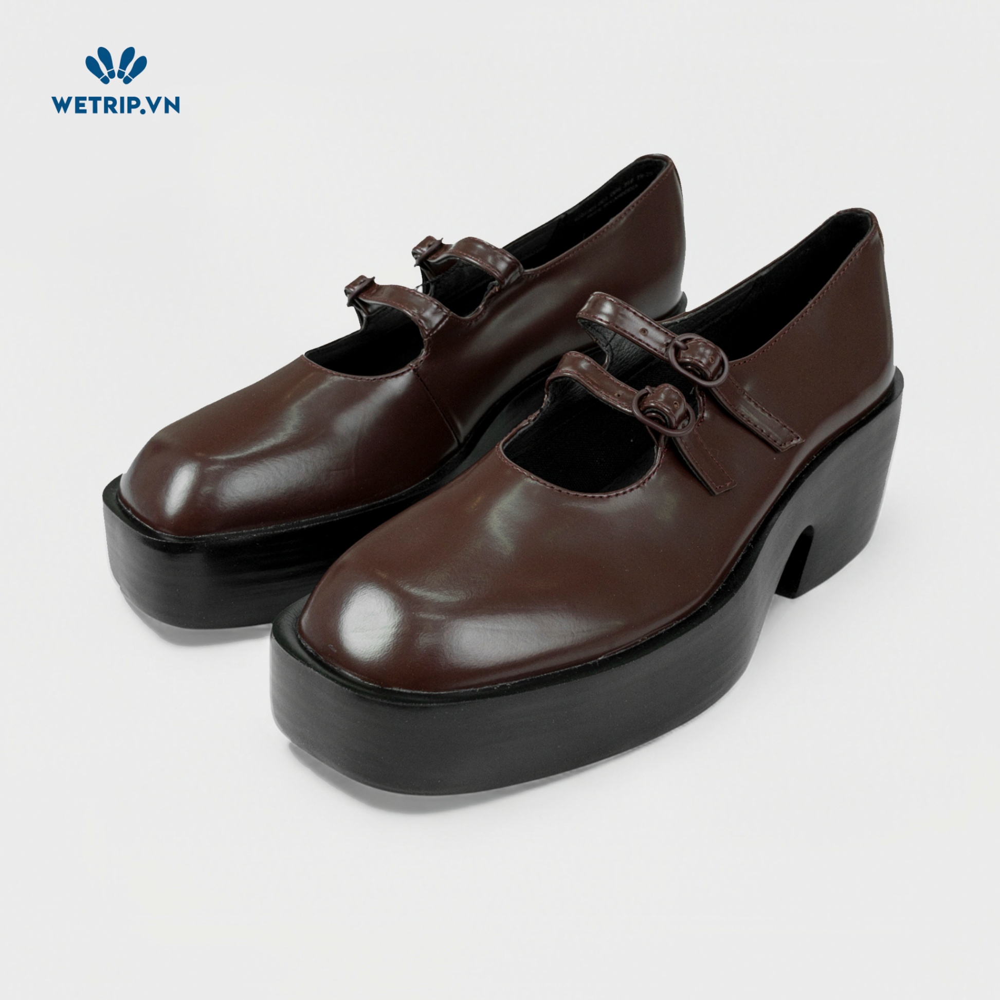 Giày Cao Gót Camper (Da - Nâu) Mã GCG-CP-065-C