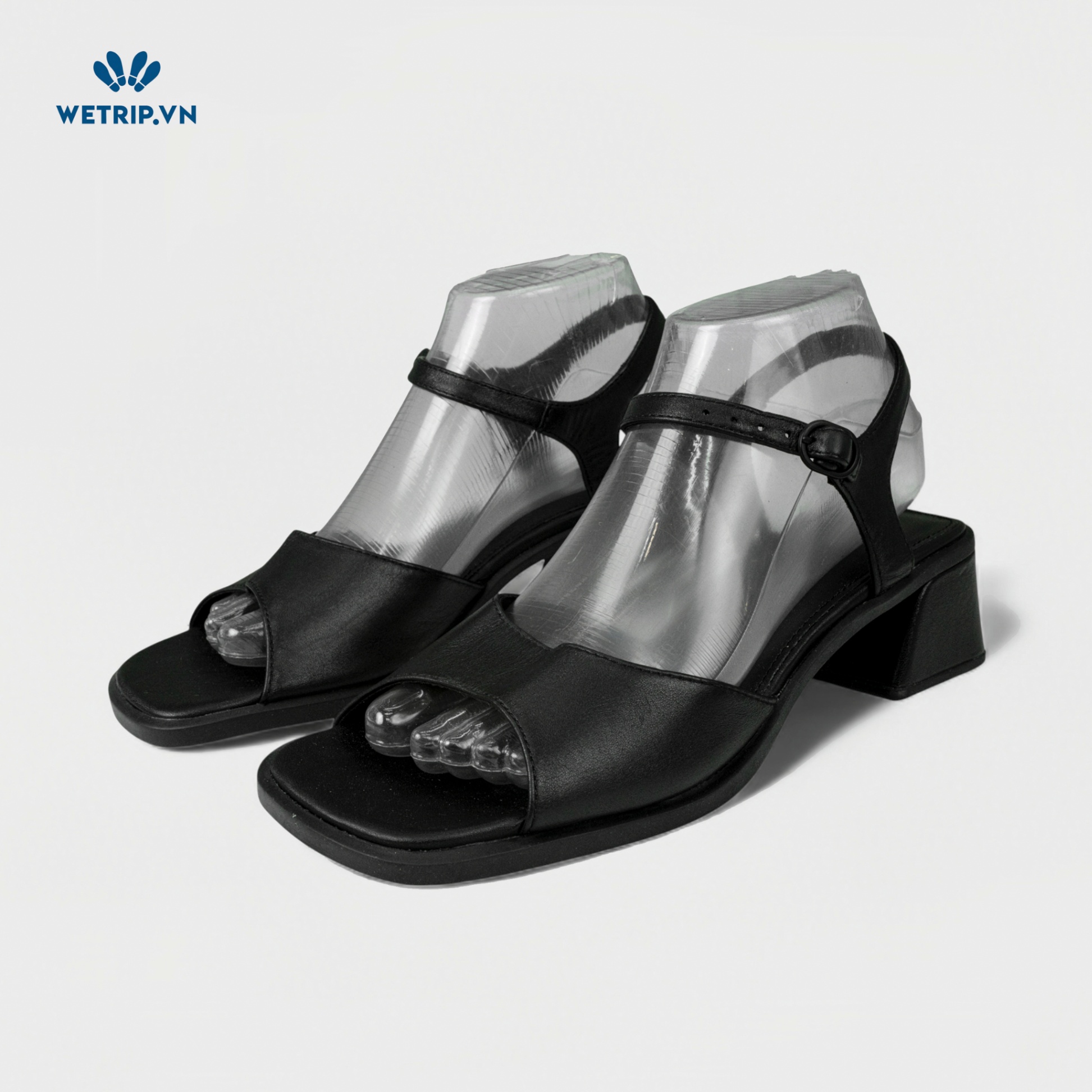 Sandal Cao Gót Camper (Da - Đen) Mã SDCG-CP-047-A
