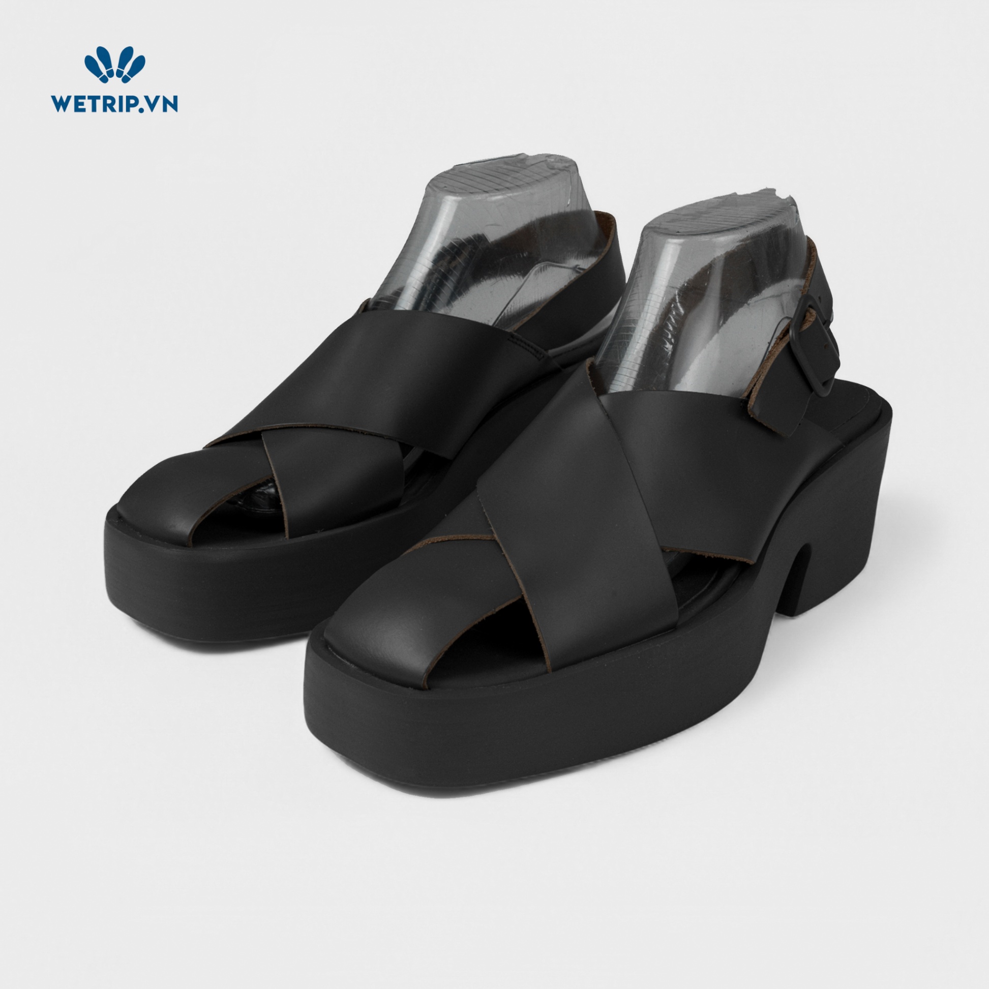 Sandal Cao Gót Camper (Da - Đen) Mã SDCG-CP-050-A