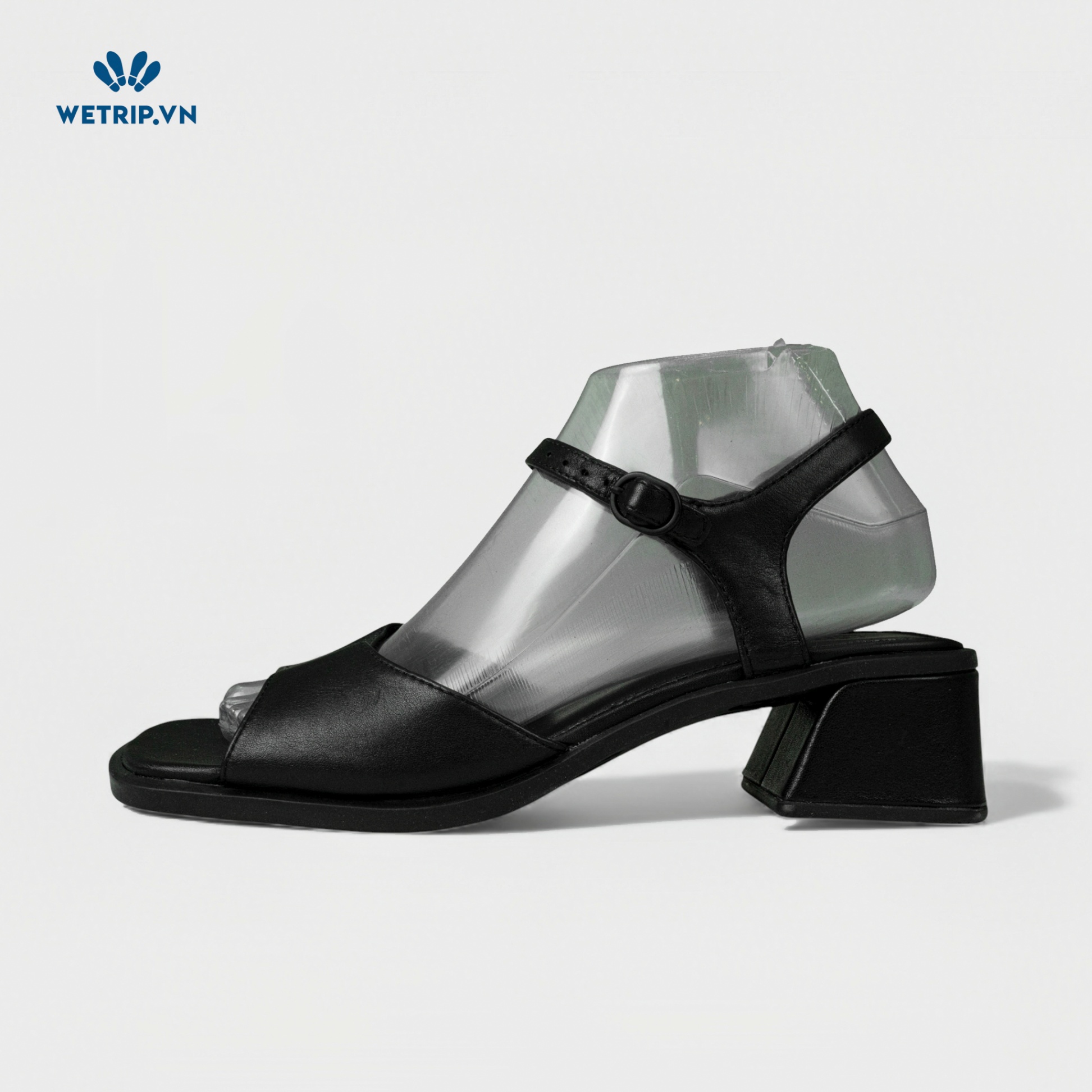 Sandal Cao Gót Camper (Da - Đen) Mã SDCG-CP-047-A