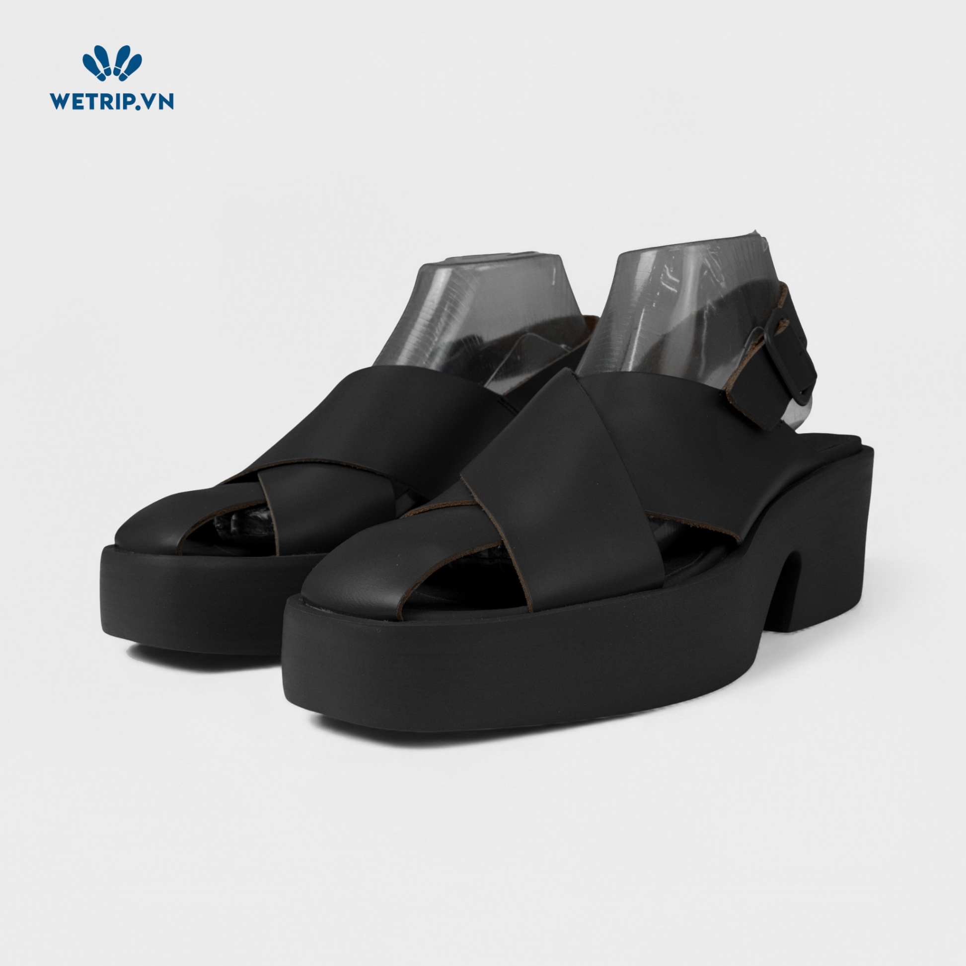 Sandal Cao Gót Camper (Da - Đen) Mã SDCG-CP-050-A