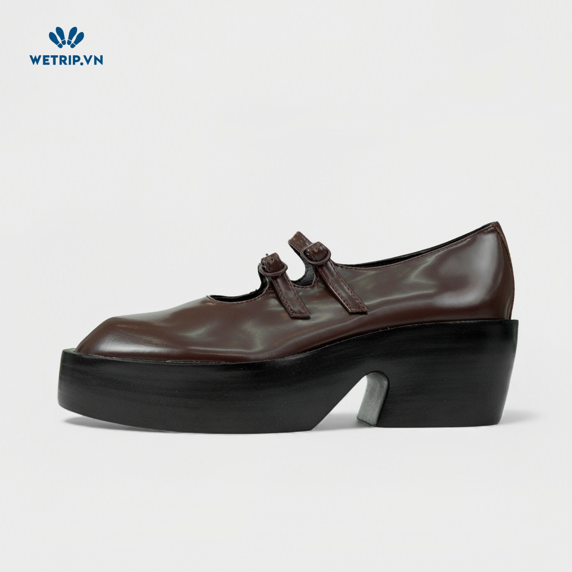 Giày Cao Gót Camper (Da - Nâu) Mã GCG-CP-065-C