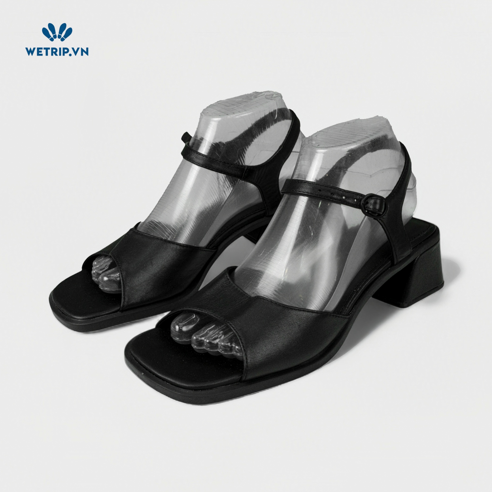 Sandal Cao Gót Camper (Da - Đen) Mã SDCG-CP-047-A