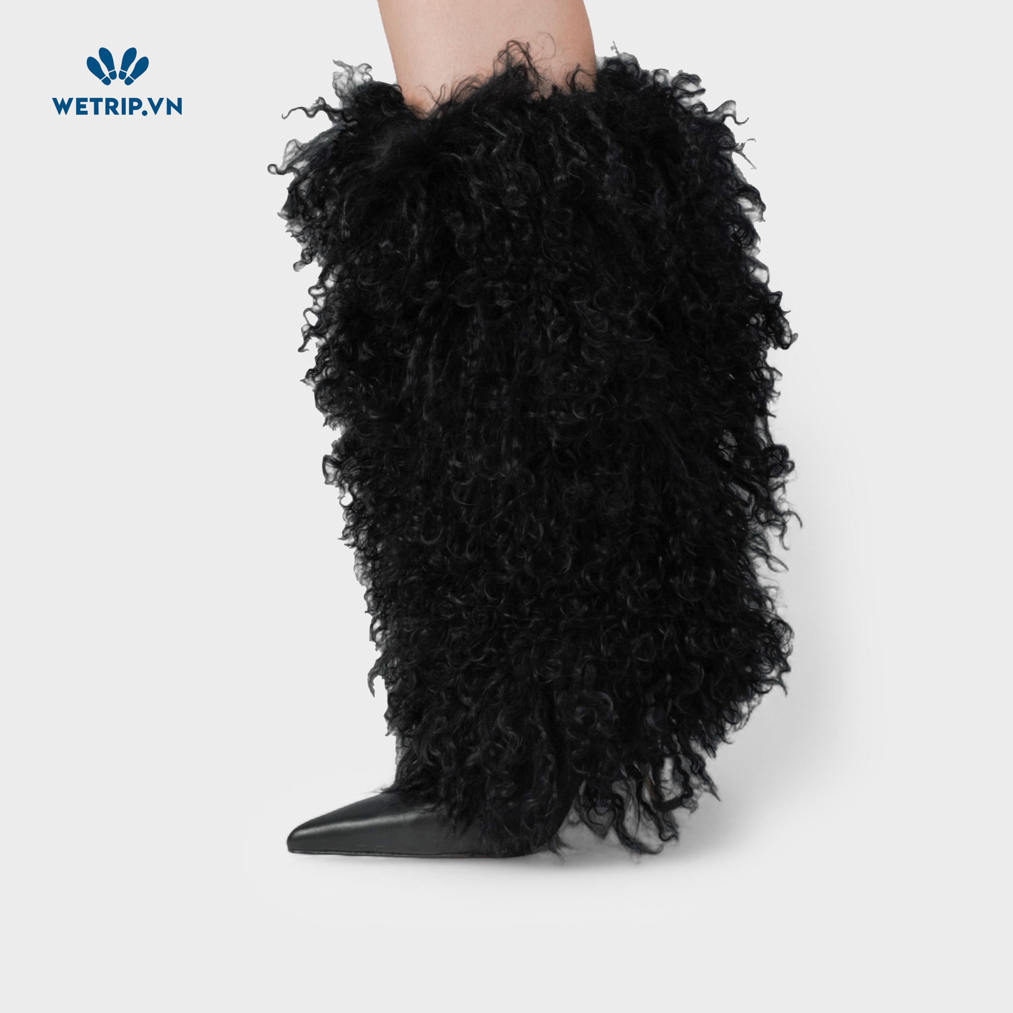 Boots Đầu Gối Cao Gót Wetrip_MichaelKors (Đen Gót Bạc) Mã BDG-CG-MK-007-A