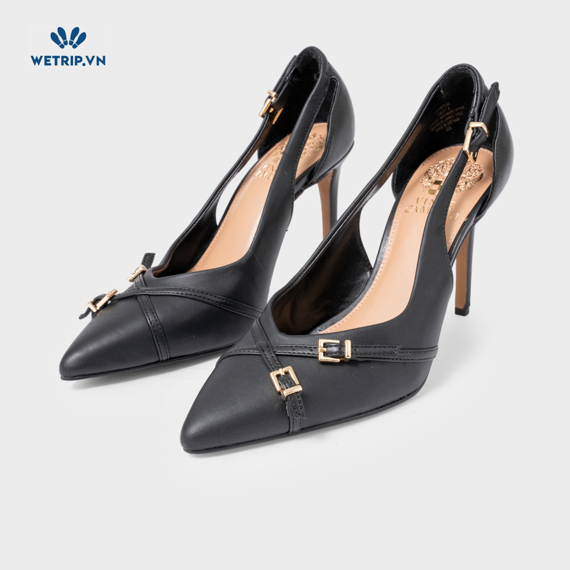 Giày Cao Gót Vince Camuto (Da-Đen) Mã GCG-VC-004-A