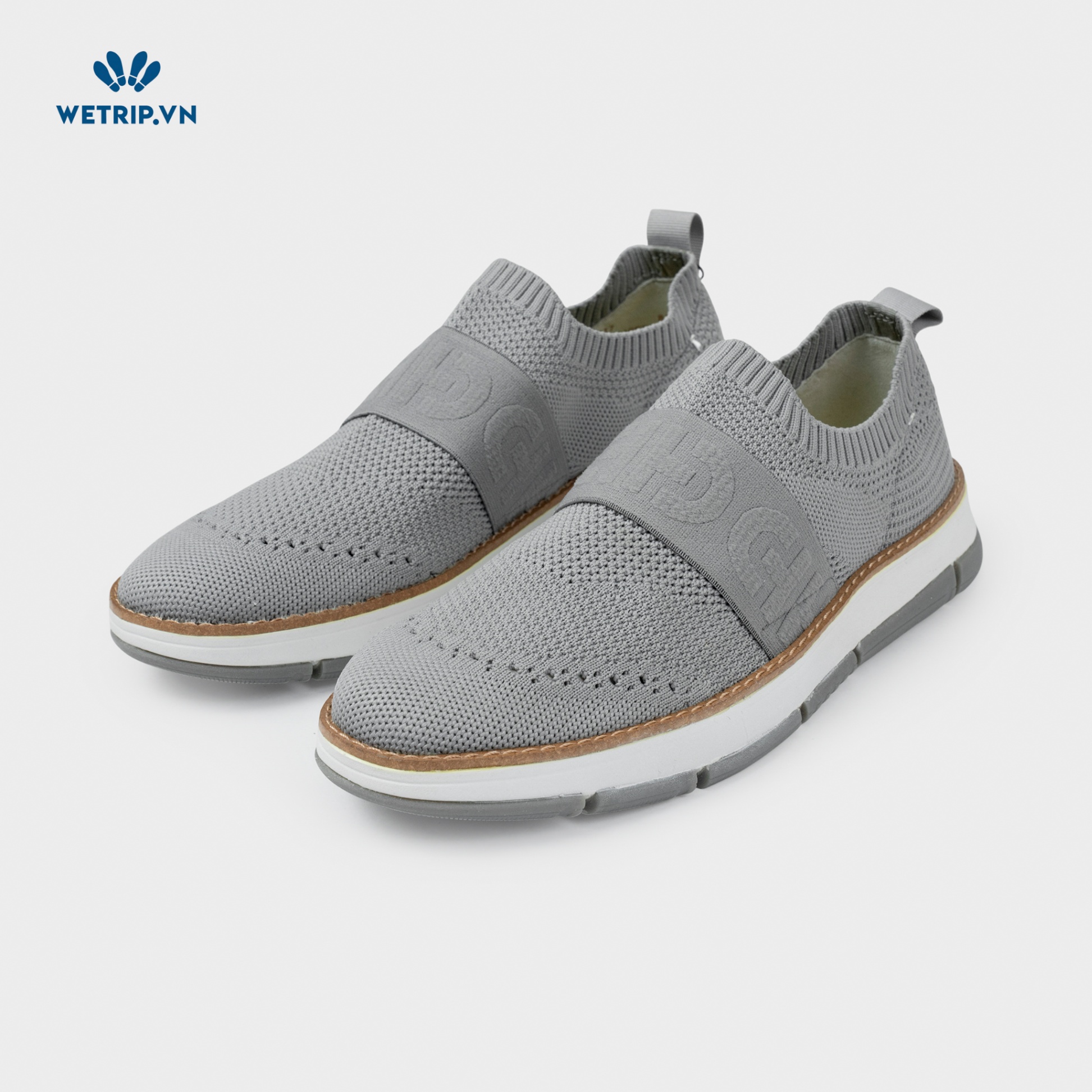 Giày Lười We_ColeHaan (Vải - Xám) Mã GL-COHA-010-A