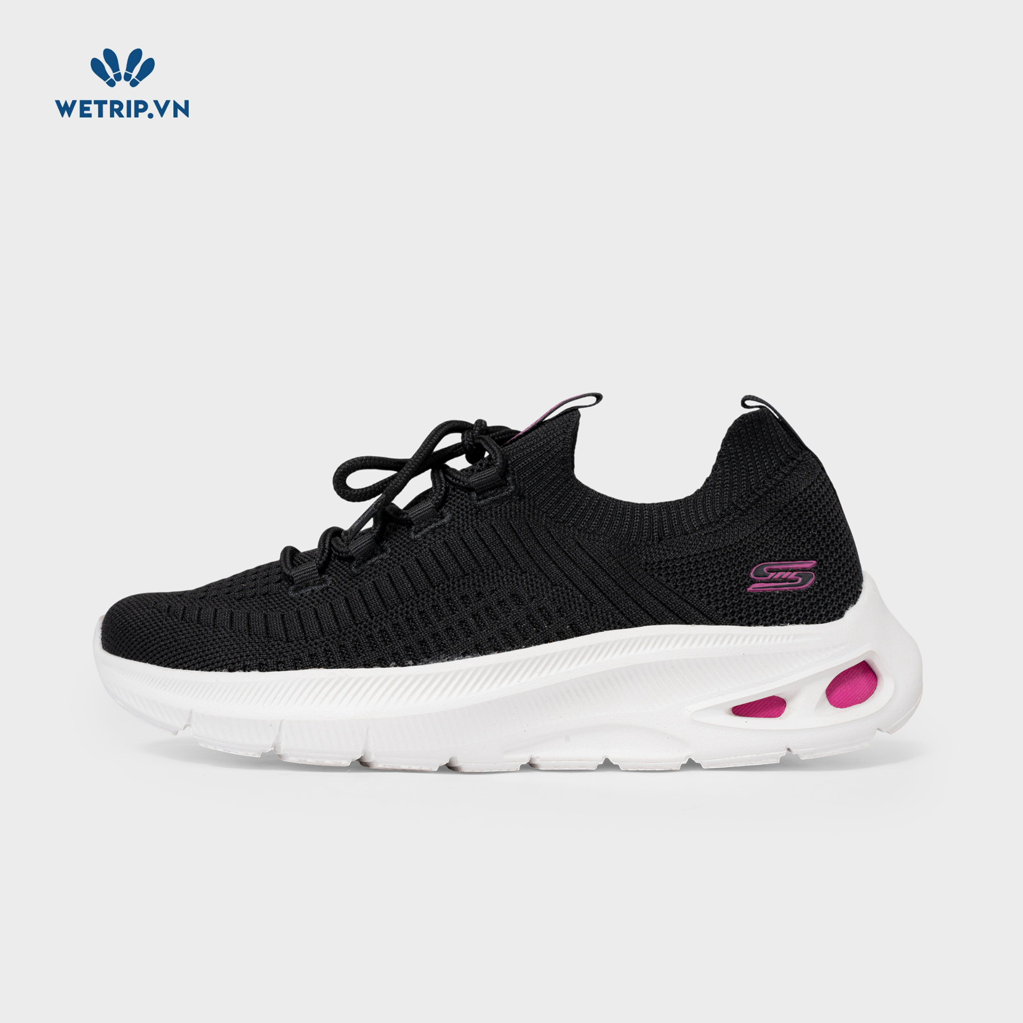 Sneakers We_SKE (Vải-Đen) Mã SN-SKE-093-A