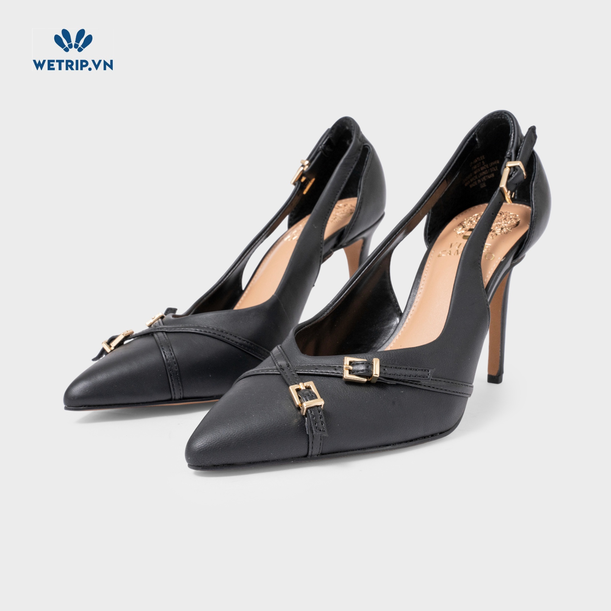 Giày Cao Gót Vince Camuto (Da-Đen) Mã GCG-VC-004-A