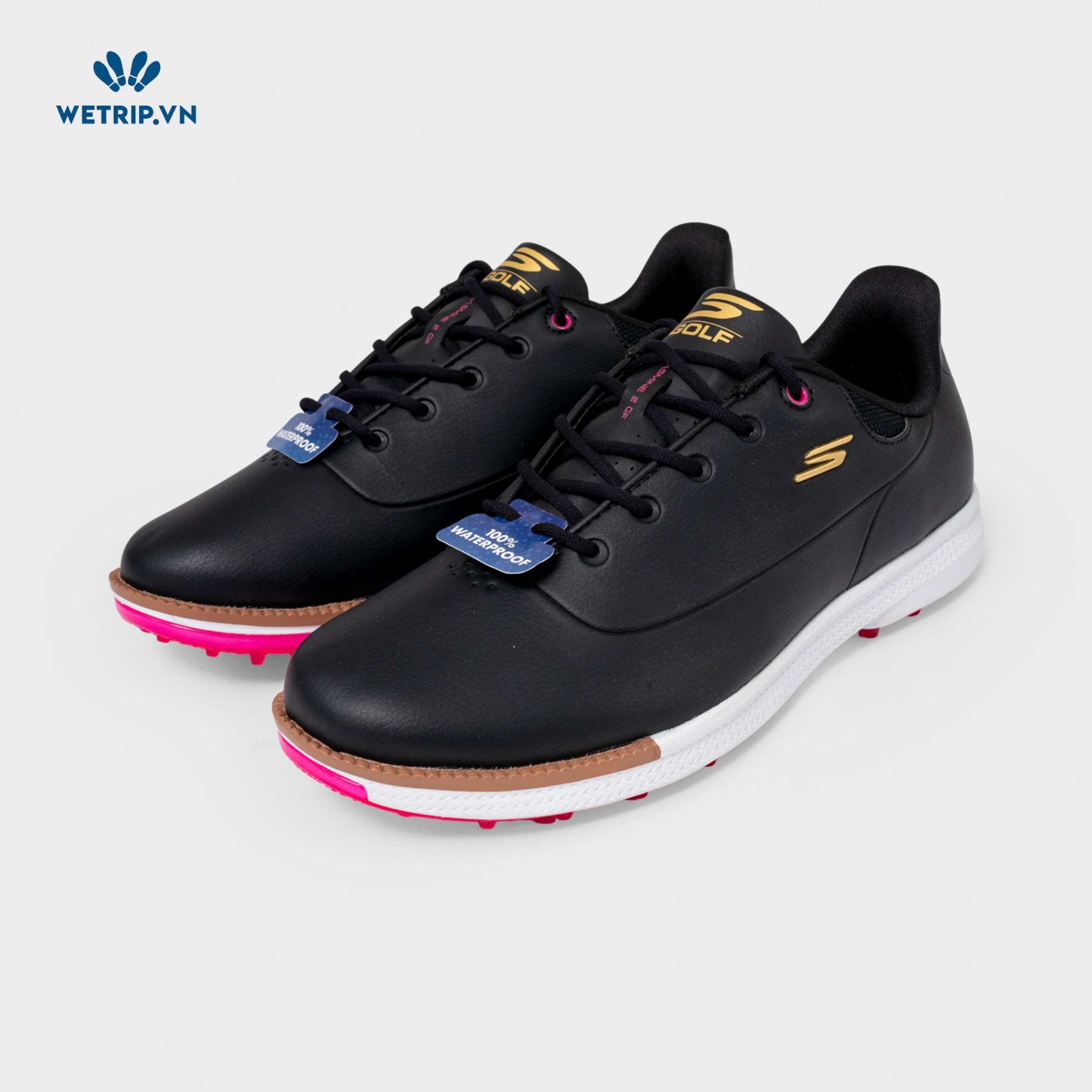 Sneakers We_SKE Golf (Da-Đen) Mã SN-SKE-063-B