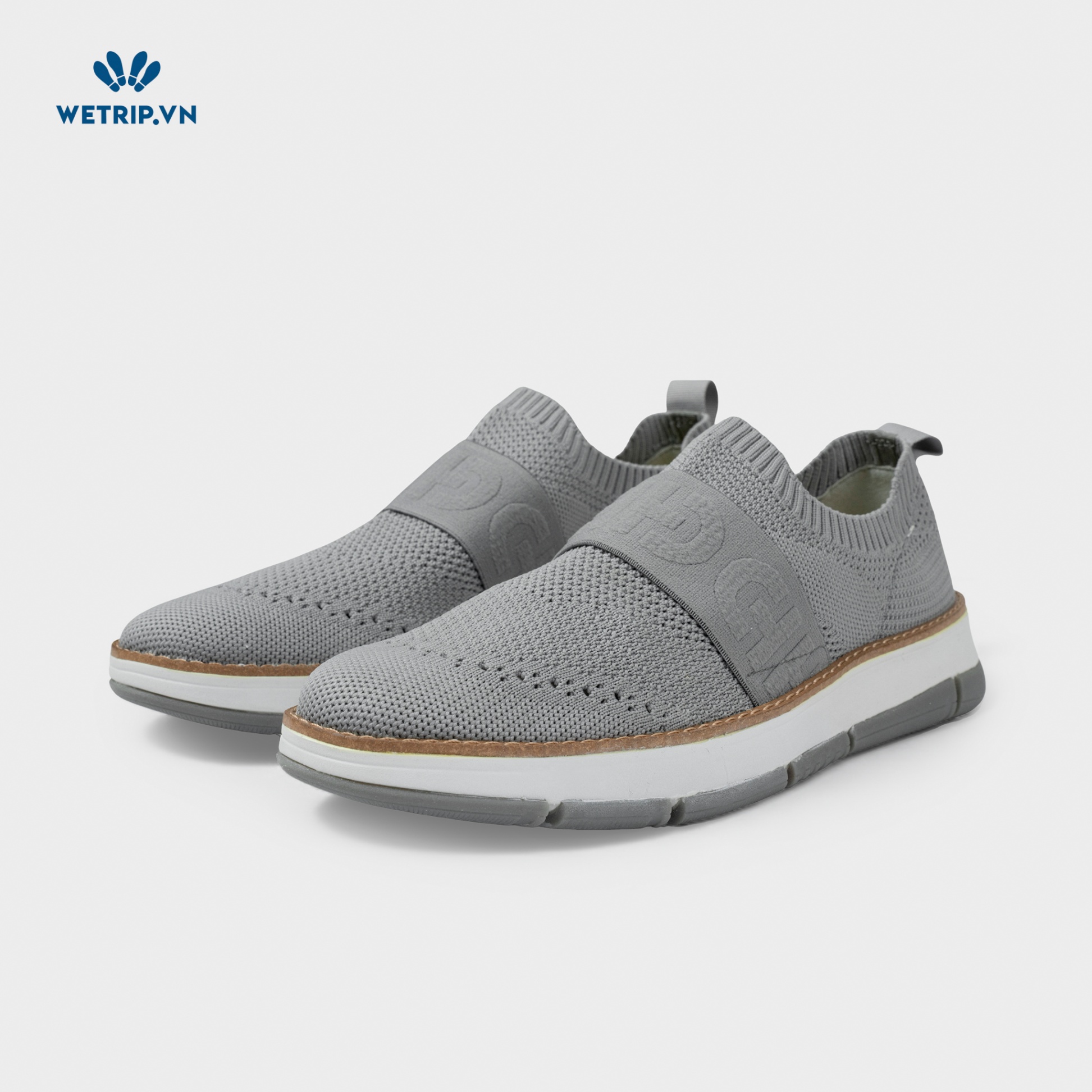 Giày Lười We_ColeHaan (Vải - Xám) Mã GL-COHA-010-A