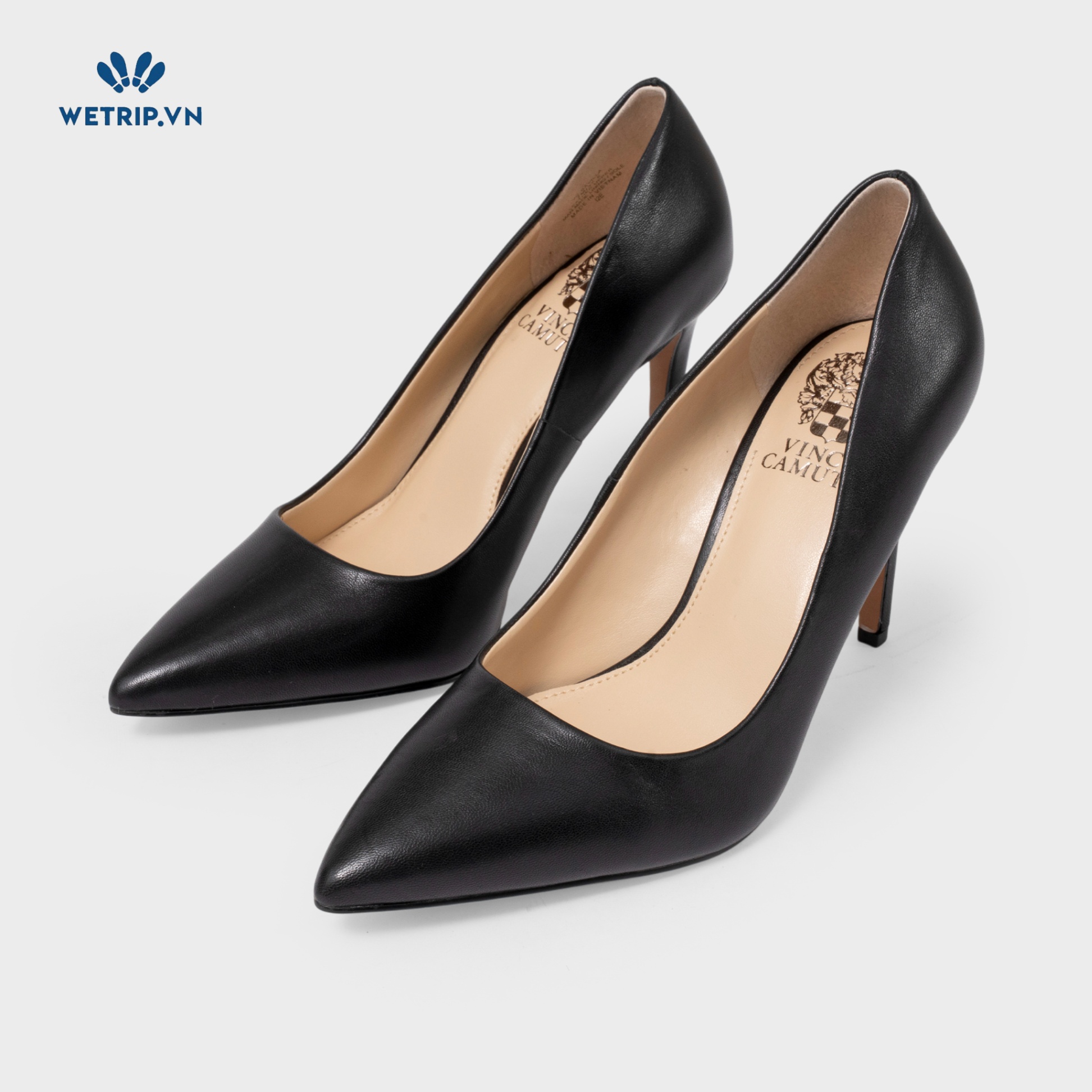 Giày Cao Gót Vince Camuto (Da-Đen) Mã GCG-VC-006-A
