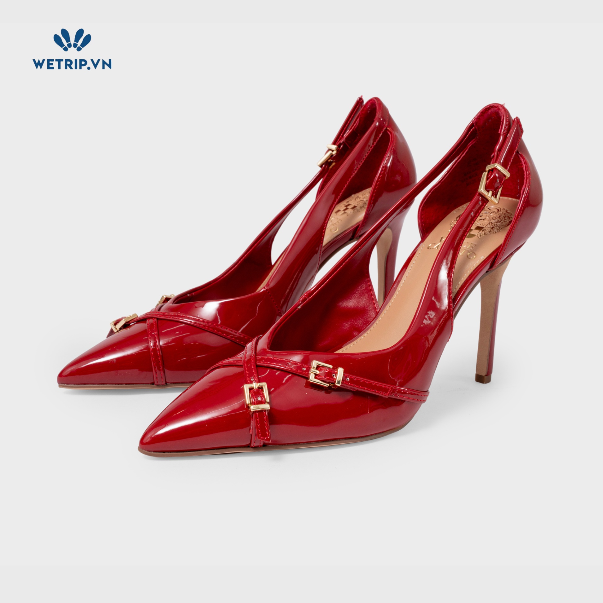 Giày Cao Gót Vince Camuto (Da-Đỏ bóng) Mã GCG-VC-004-B