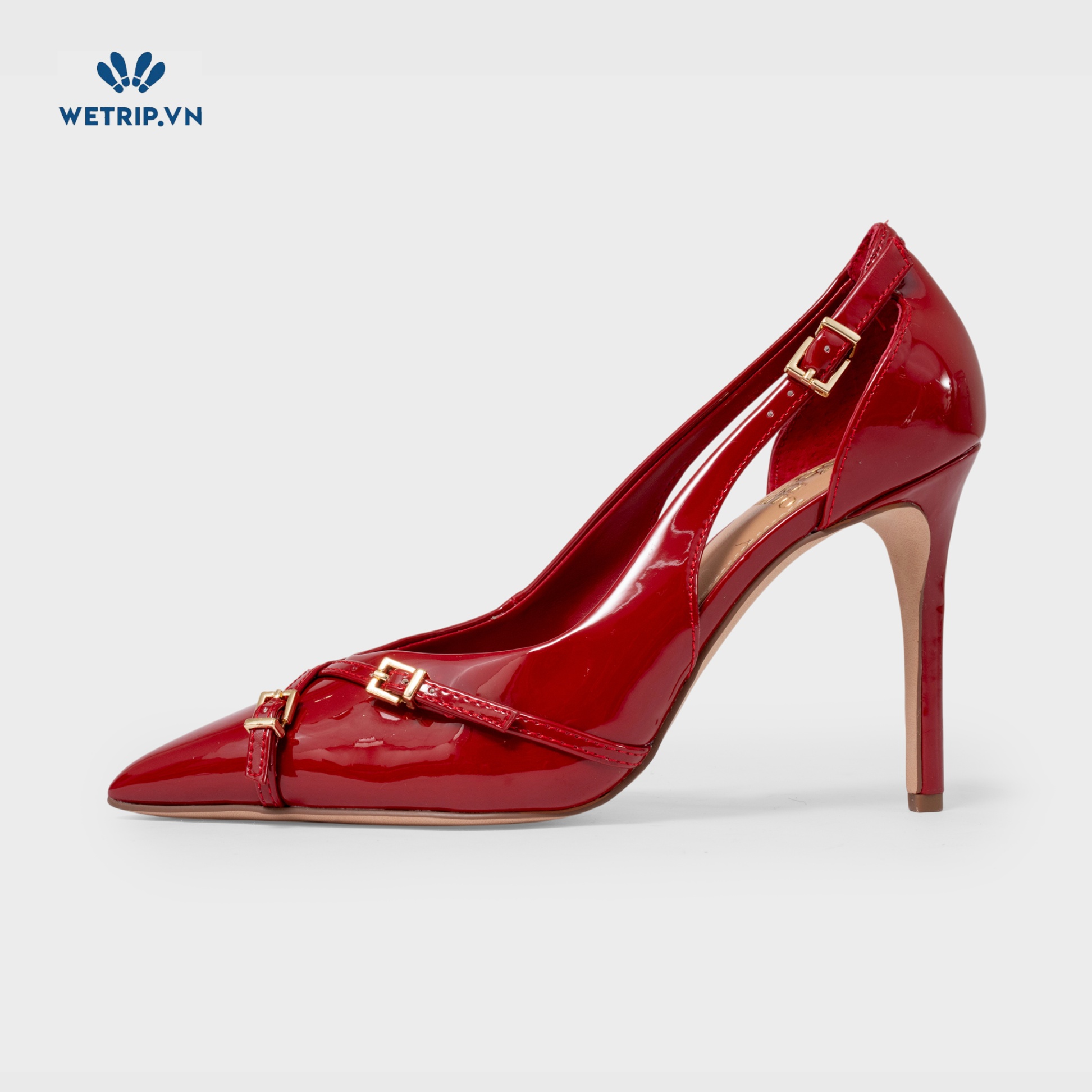 Giày Cao Gót Vince Camuto (Da-Đỏ bóng) Mã GCG-VC-004-B