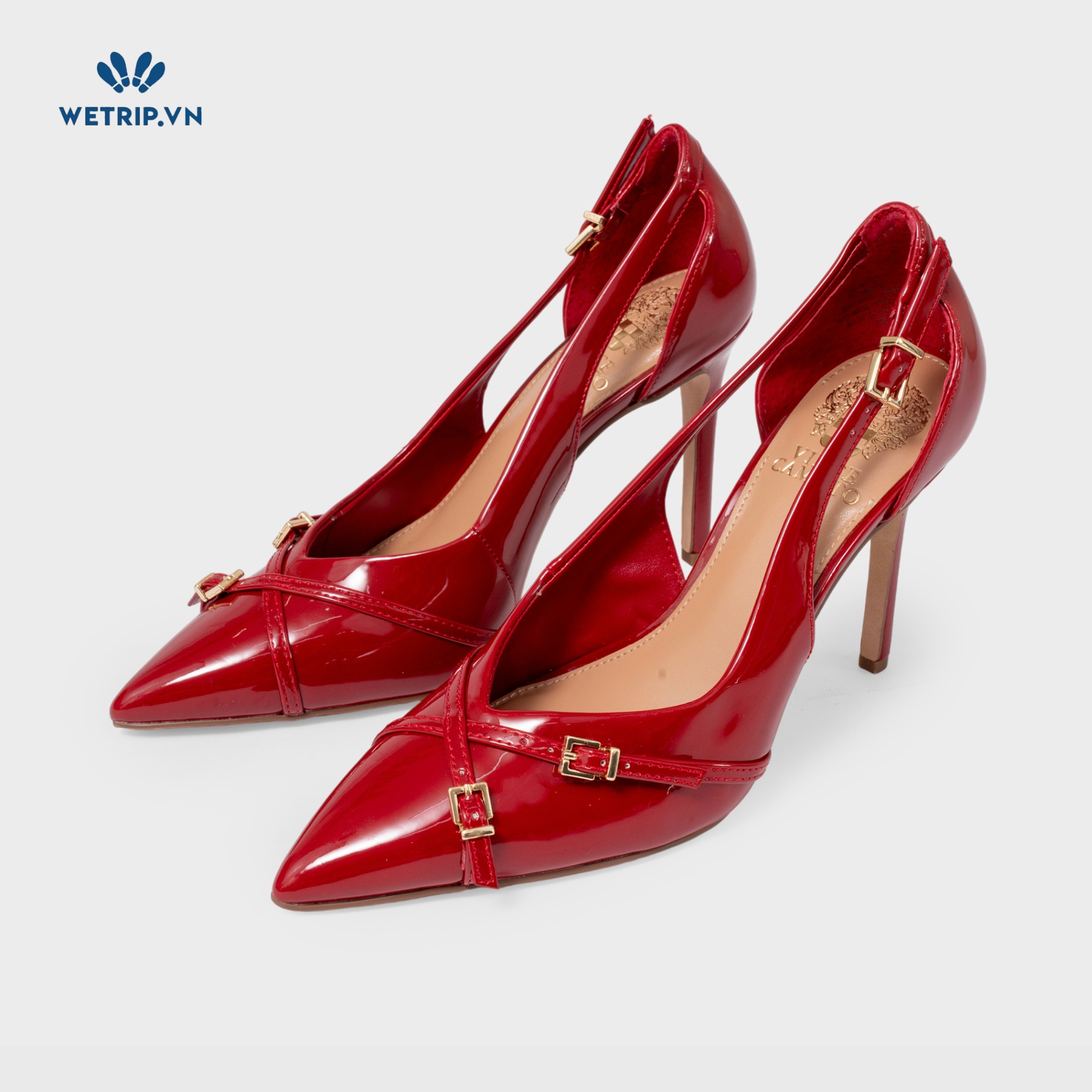Giày Cao Gót Vince Camuto (Da-Đỏ bóng) Mã GCG-VC-004-B