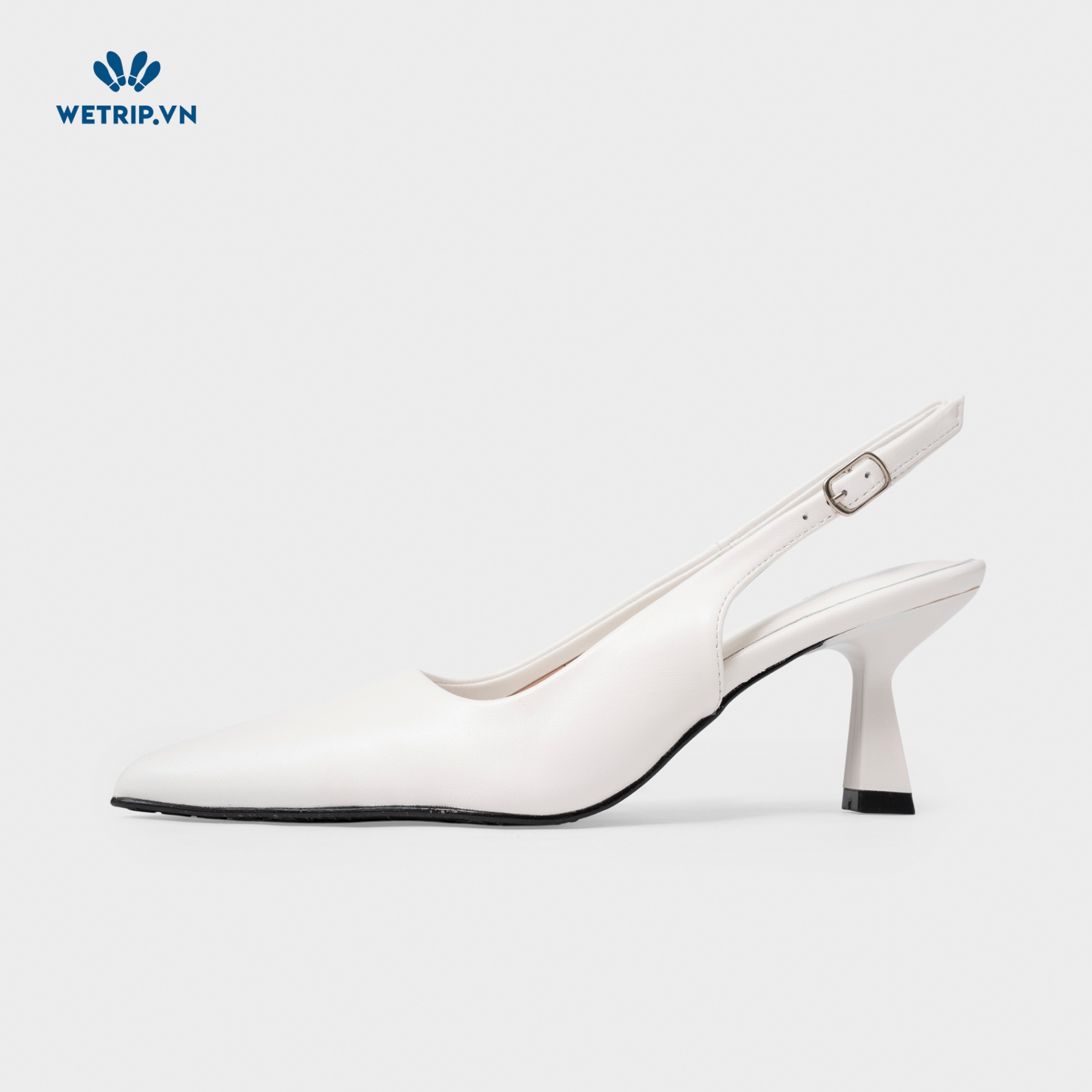 Giày Cao Gót KUMOO JESSI HEELS (Trắng) Mã GCG-KUMO-022-B
