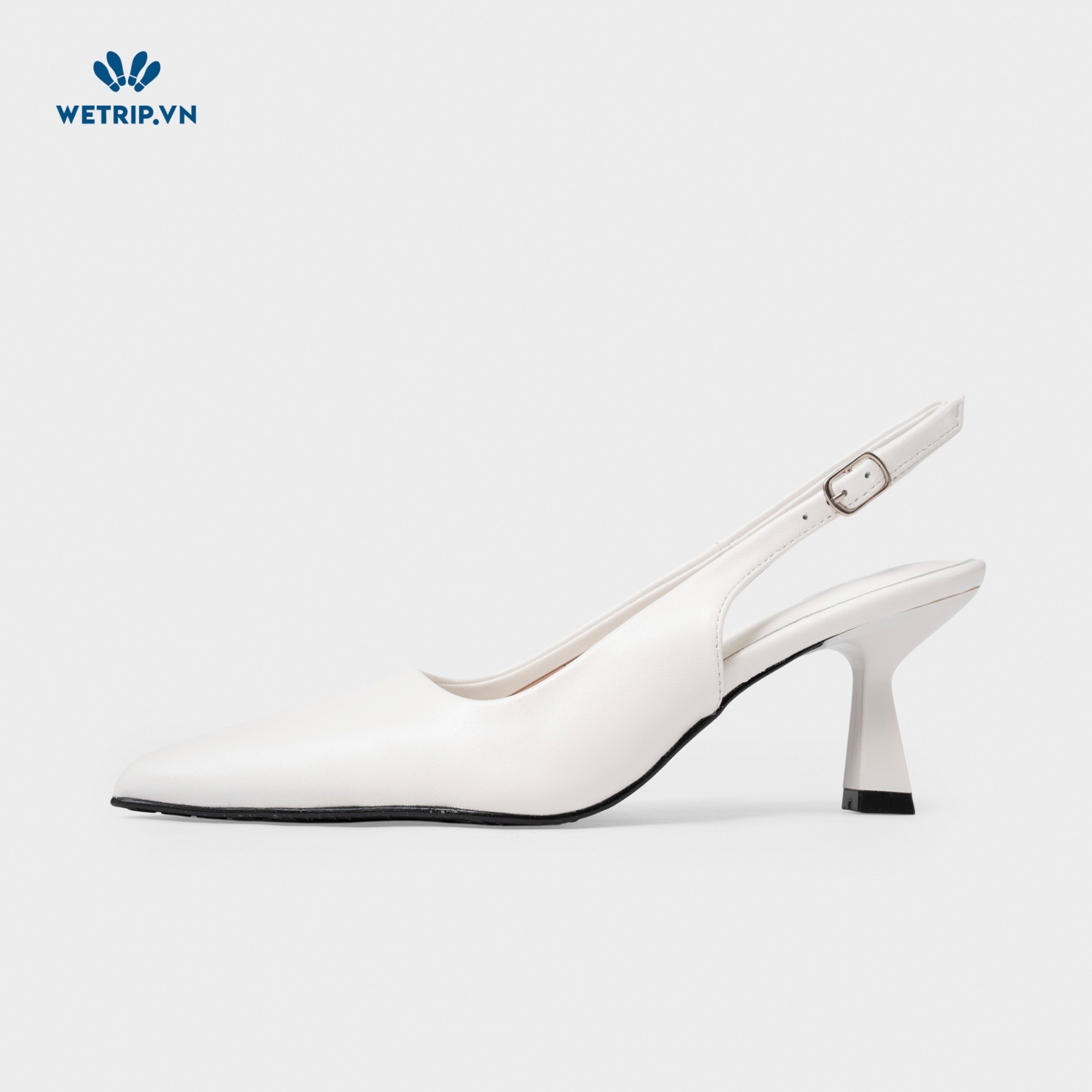 Giày Cao Gót KUMOO JESSI HEELS (Trắng) Mã GCG-KUMO-022-B