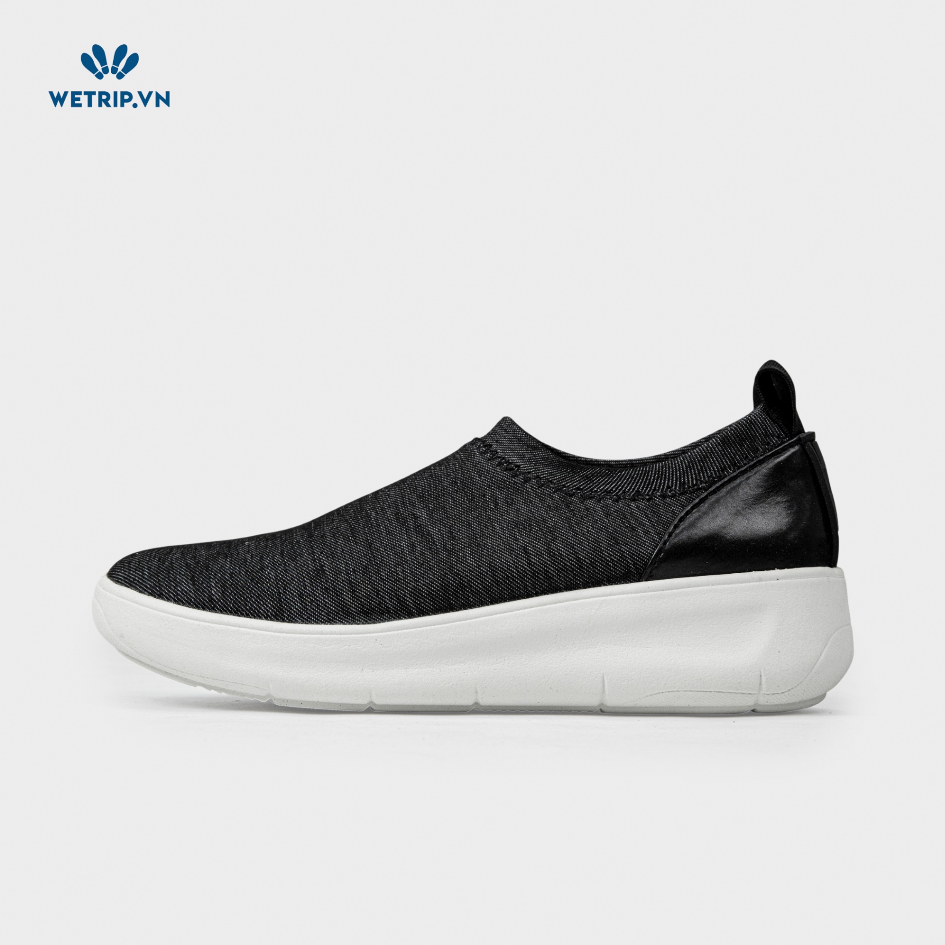 Slip-On Bussola (Đen Xám) Mã SLO-BSL-028-D