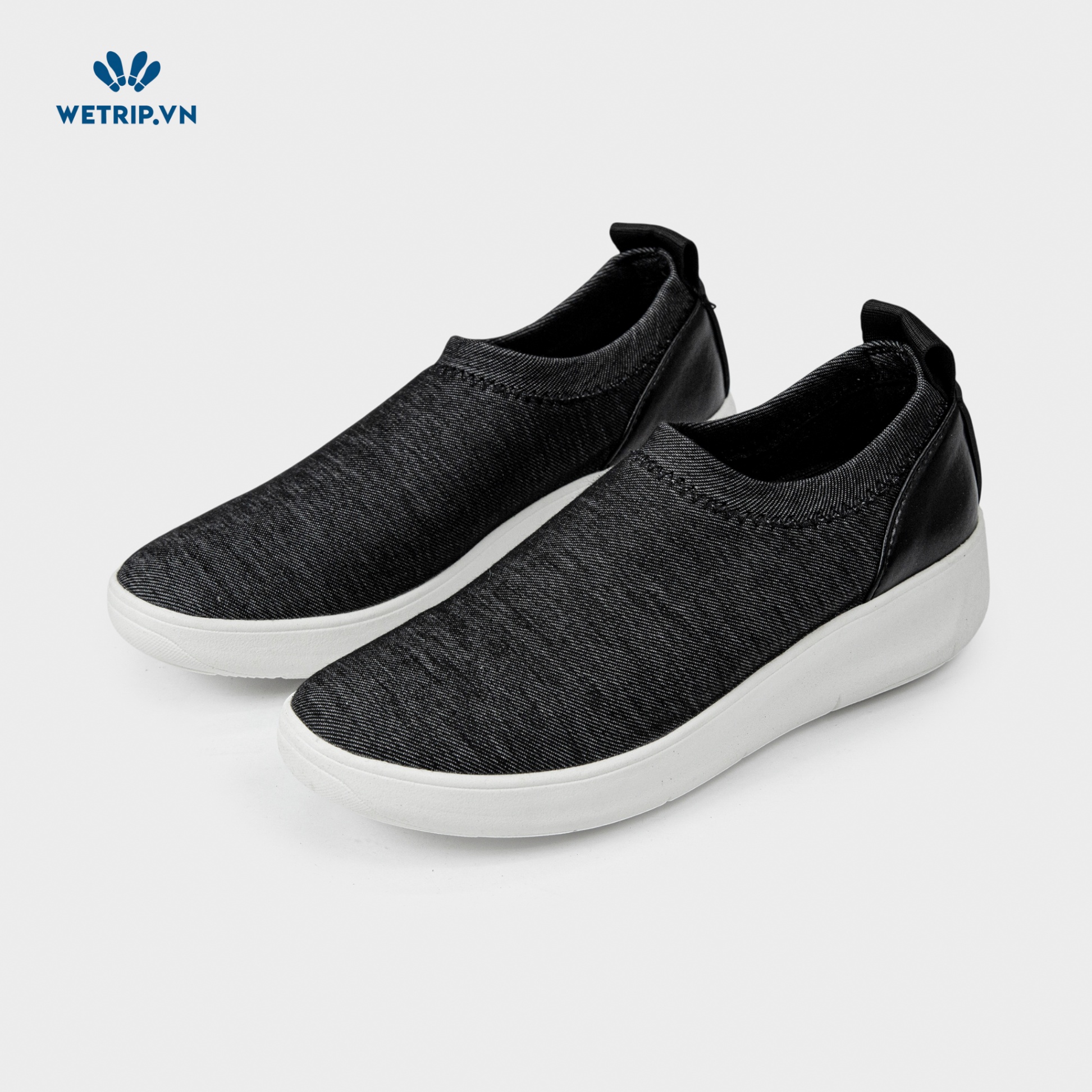 Slip-On Bussola (Đen Xám) Mã SLO-BSL-028-D