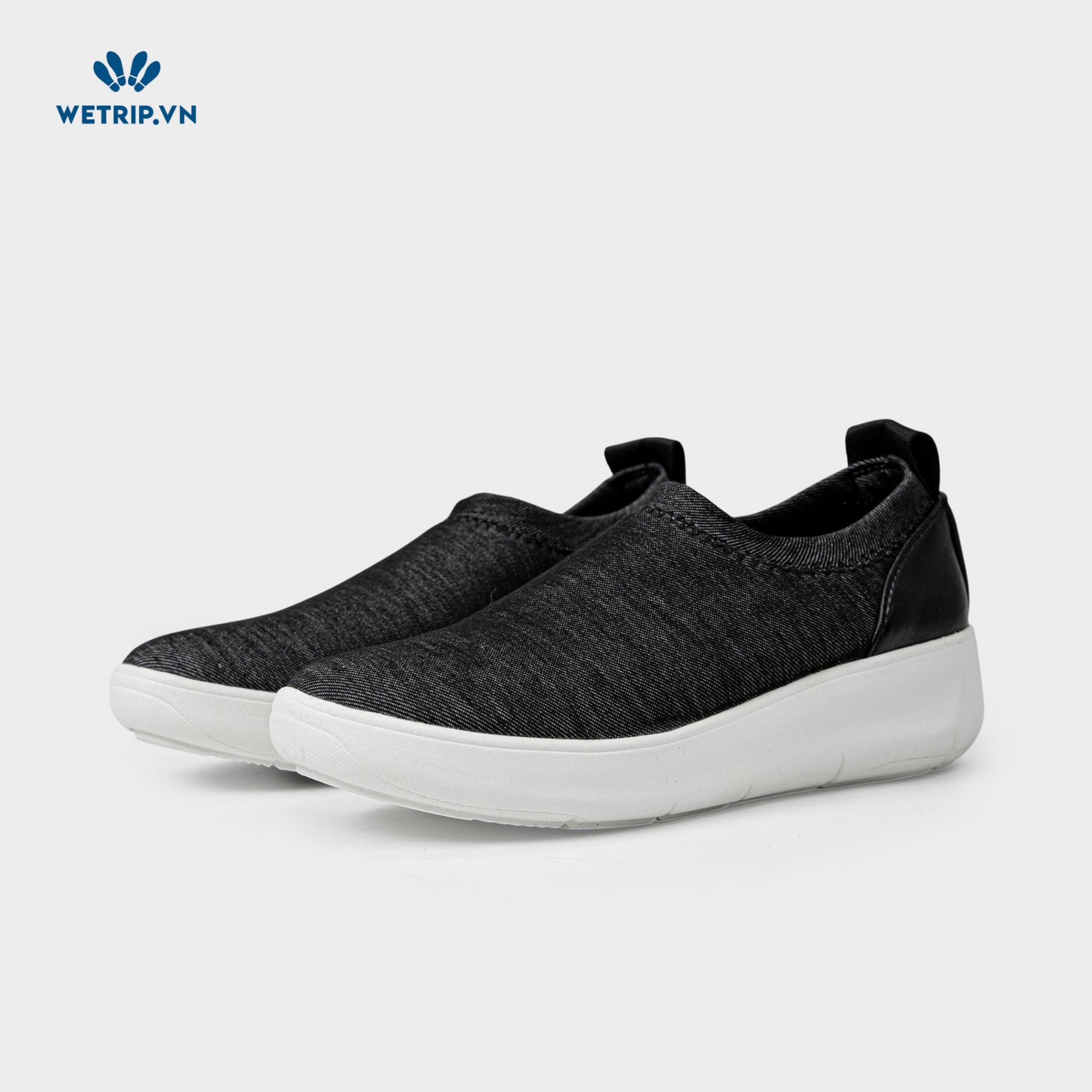 Slip-On Bussola (Đen Xám) Mã SLO-BSL-028-D