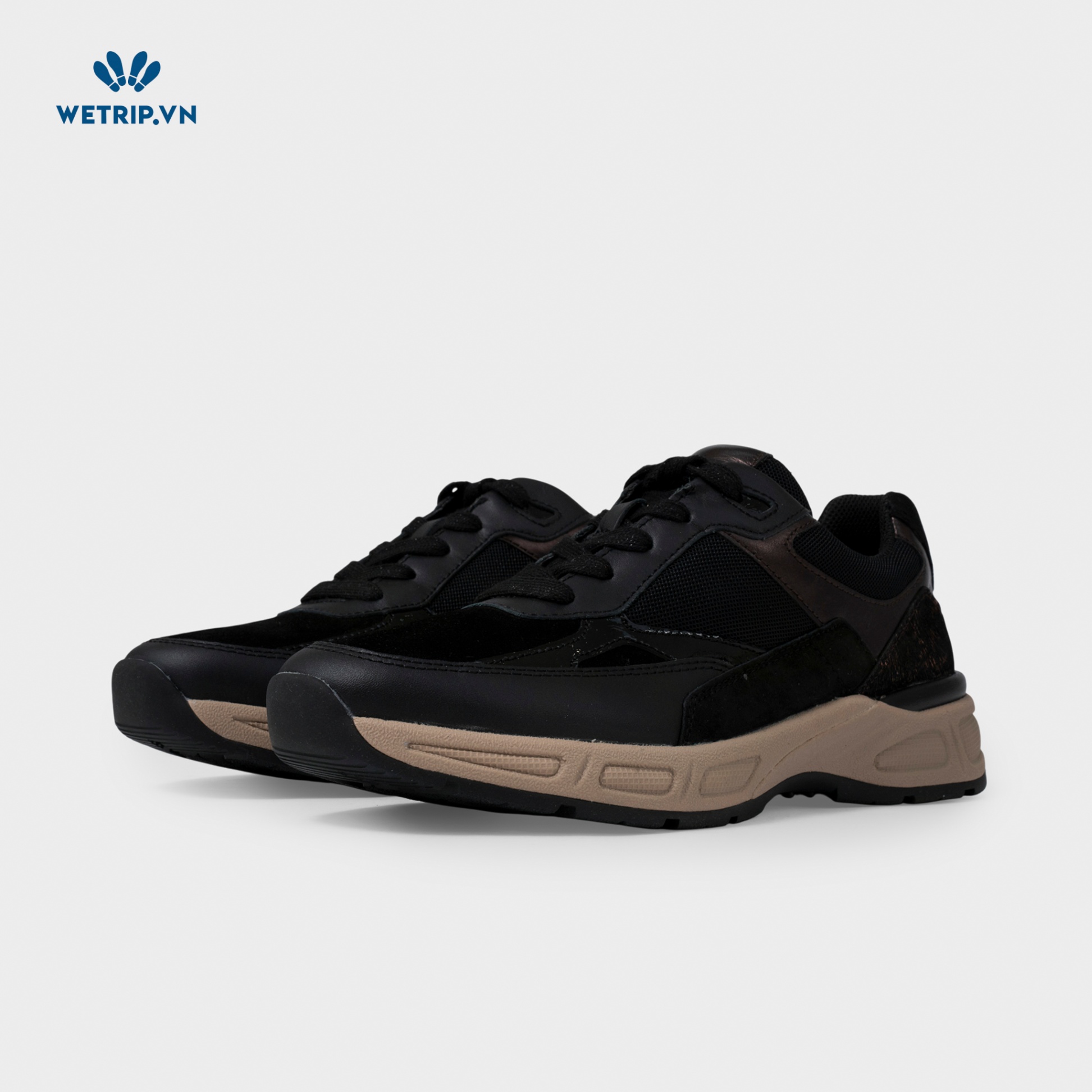 Sneaker Gabor (Da-Đen đế be) Mã SN-GB-025-A