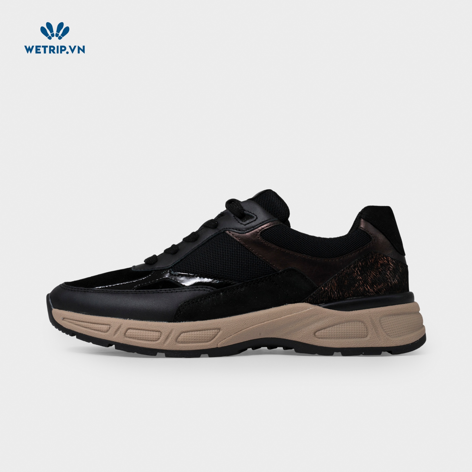 Sneaker Gabor (Da-Đen đế be) Mã SN-GB-025-A