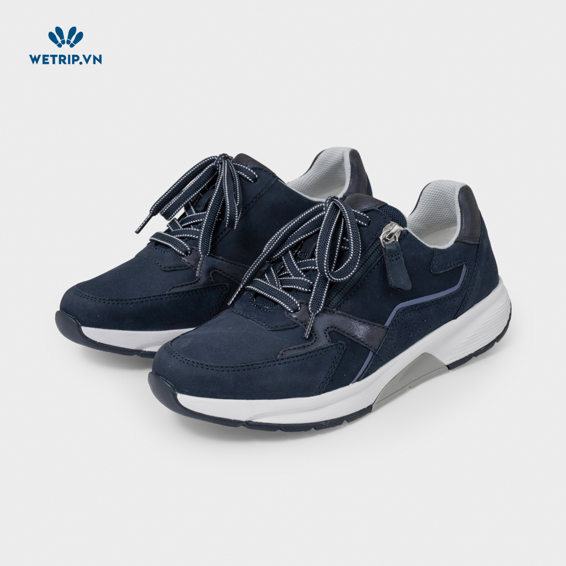 Sneaker Gabor (Da-Xanh than đế trắng) Mã SN-GB-021-M