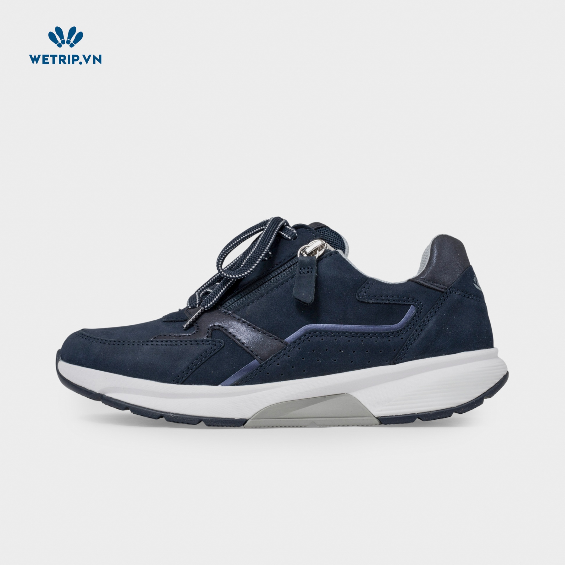 Sneaker Gabor (Da-Xanh than đế trắng) Mã SN-GB-021-M