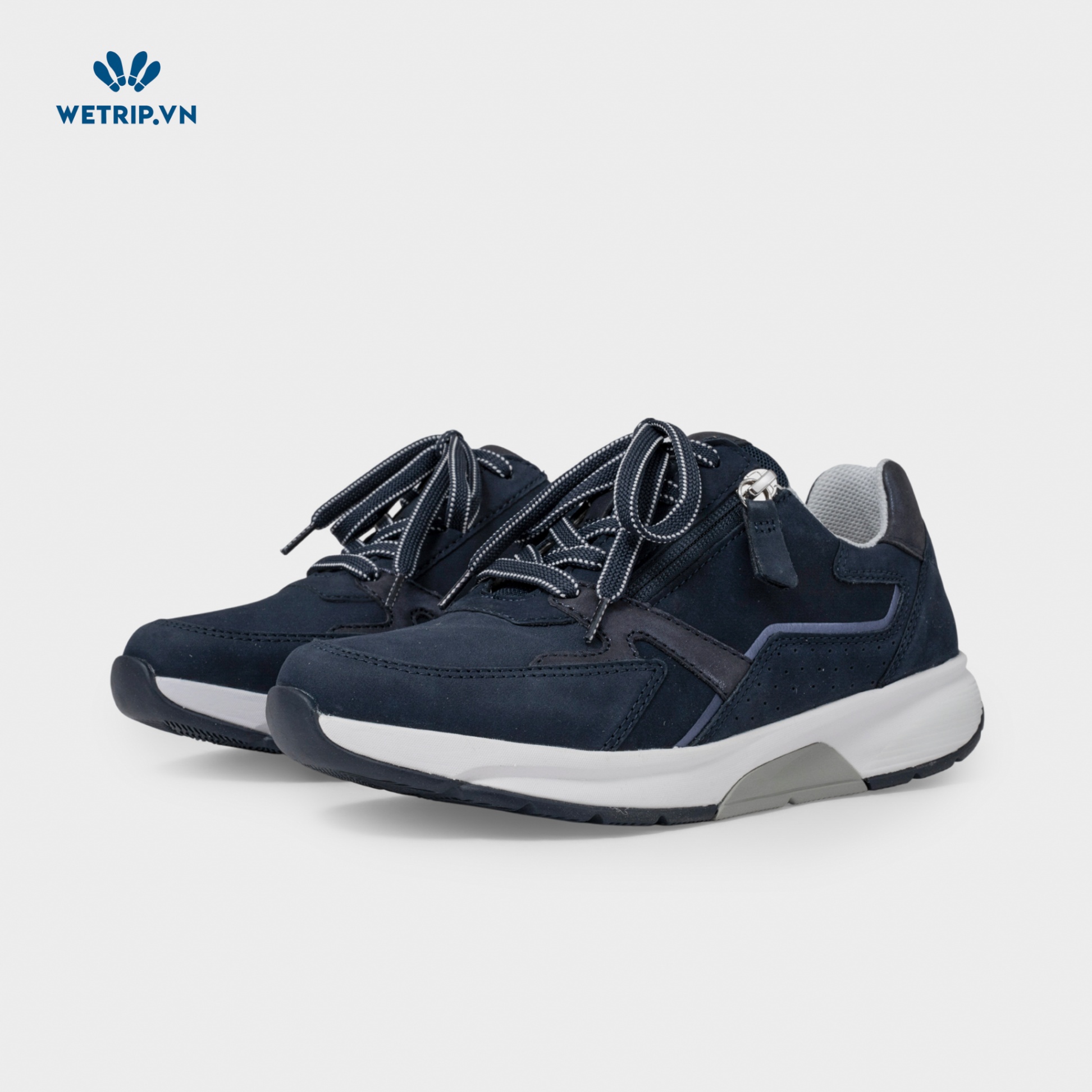 Sneaker Gabor (Da-Xanh than đế trắng) Mã SN-GB-021-M