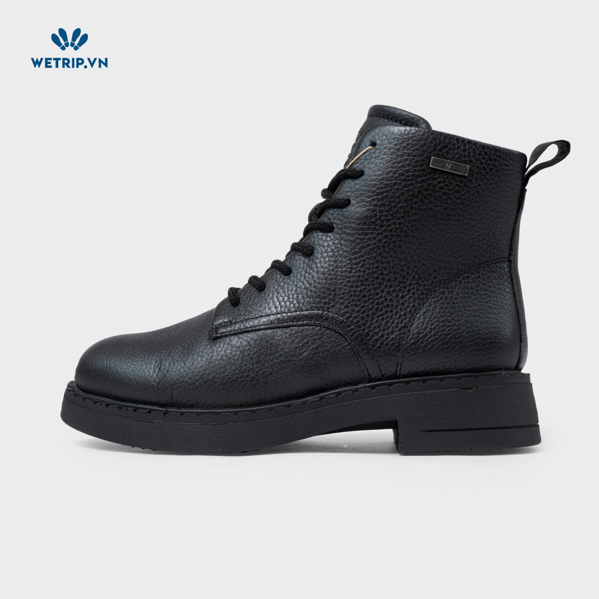 Boots Lửng cao Gót Bussola (Da-Đen) Mã BL-CG-BSL-069-A