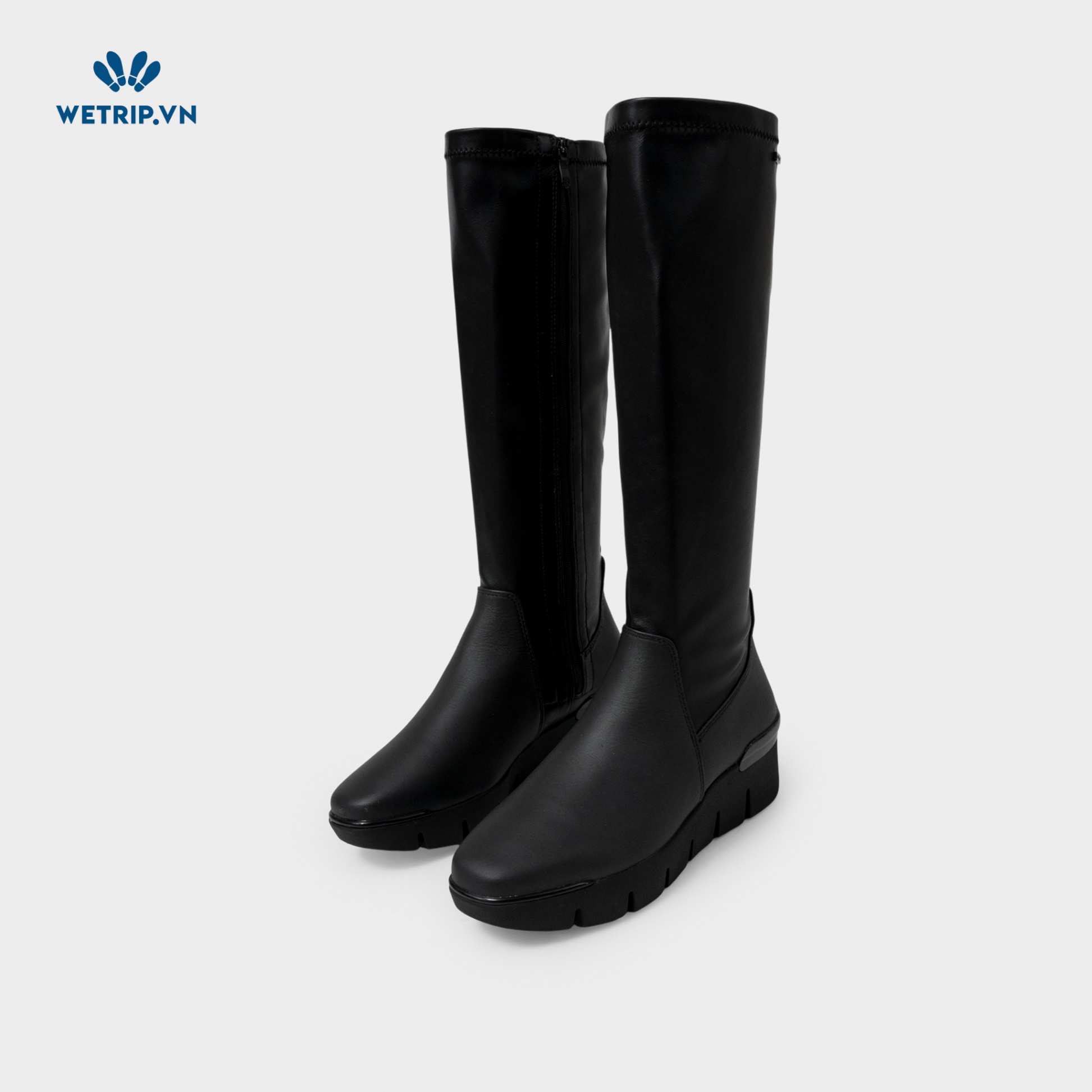 Boots Đầu Gối Đế Xuồng Bussola Mã 004