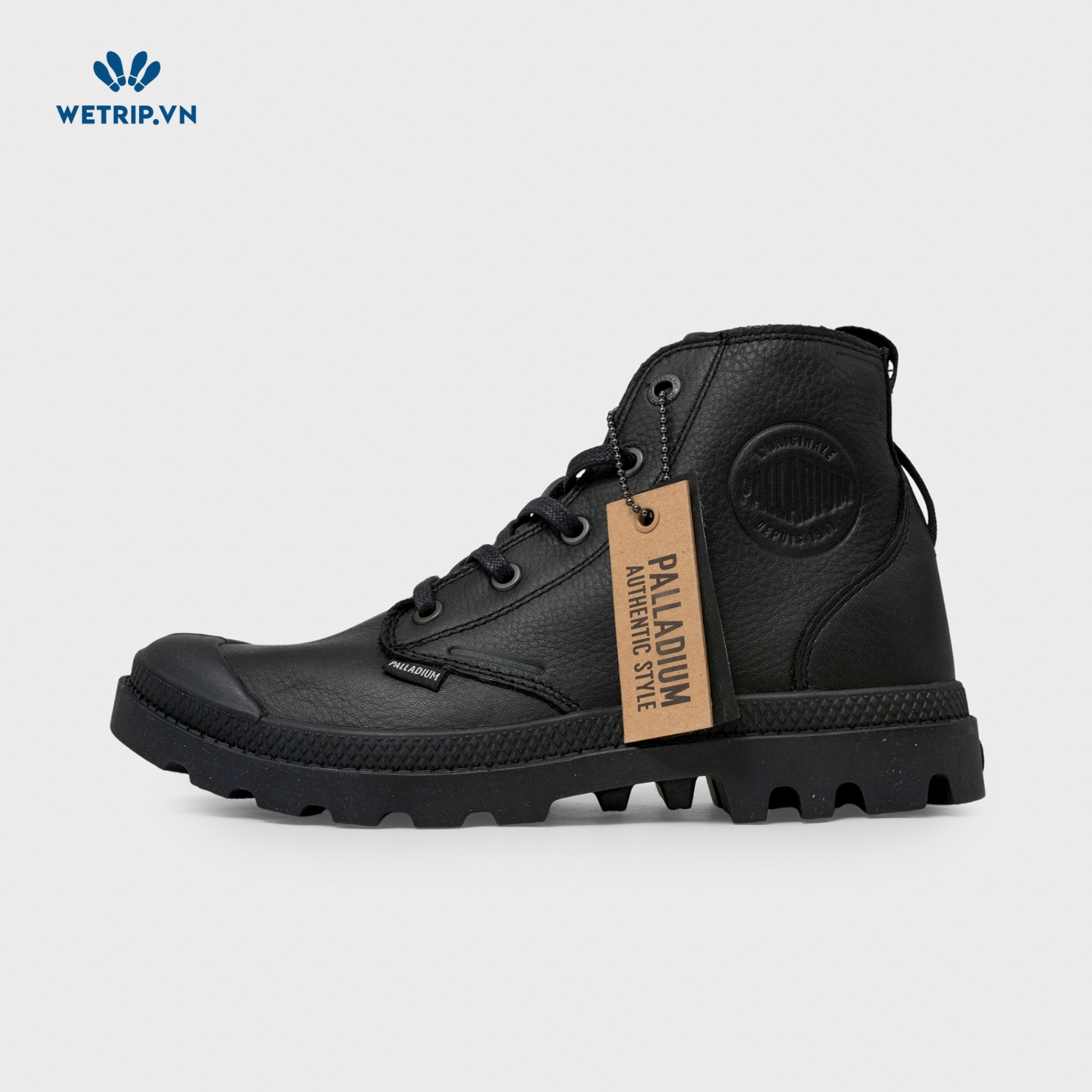 Boots Mắt Cá Đế Bằng Palladium (Đen) Mã BMC-DB-PALA-005-A