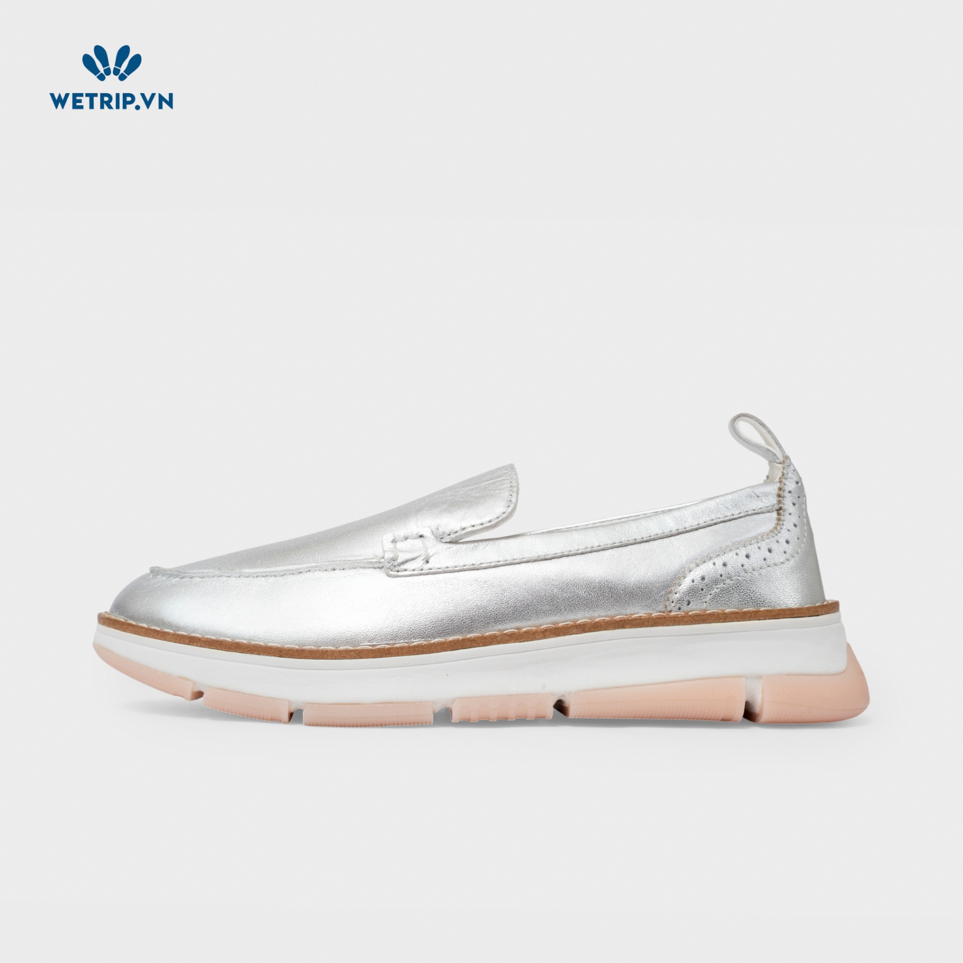 Giày Lười We_ColeHaan (Da-Bạc) Mã GL-COHA-011-A