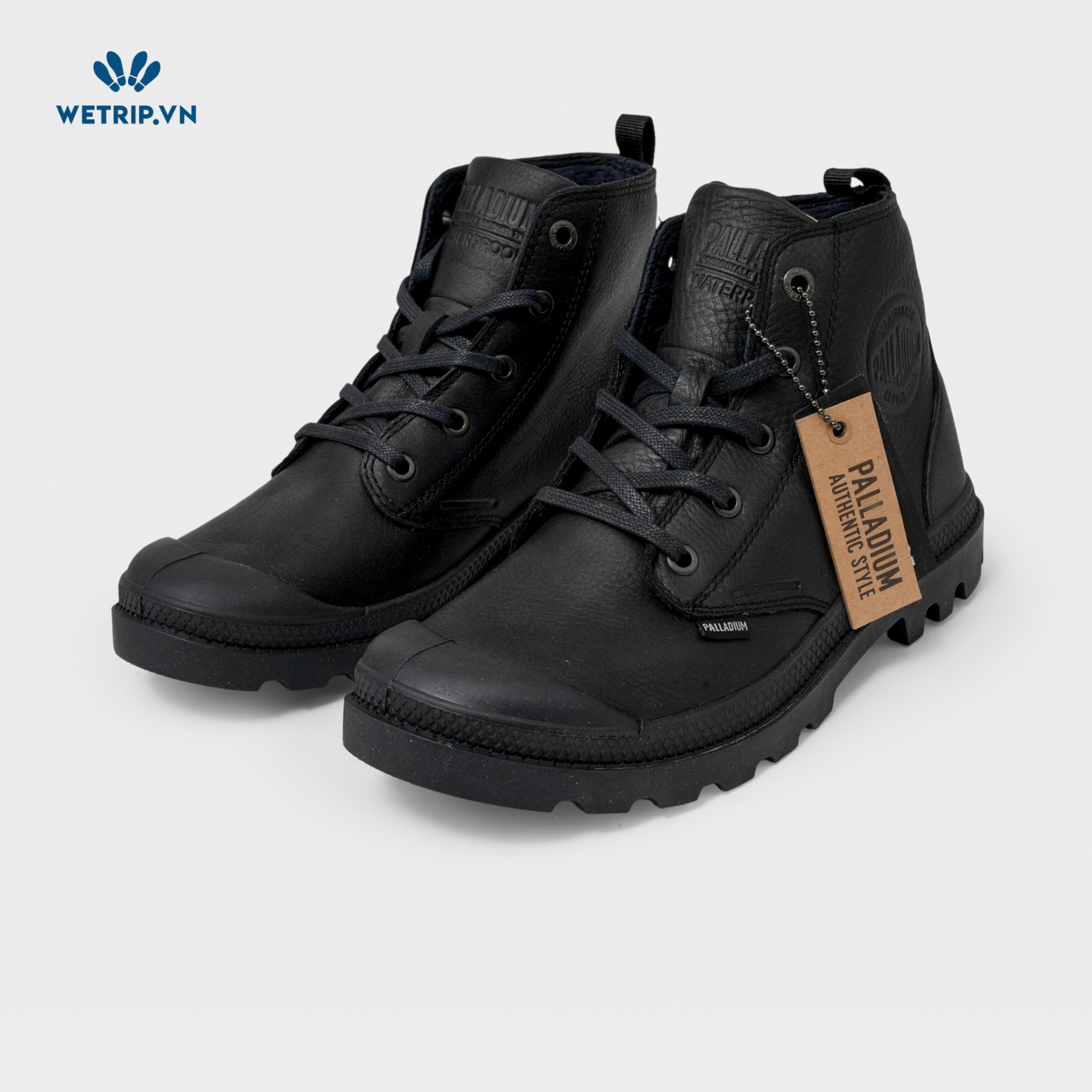 Boots Mắt Cá Đế Bằng Palladium (Đen) Mã BMC-DB-PALA-005-A