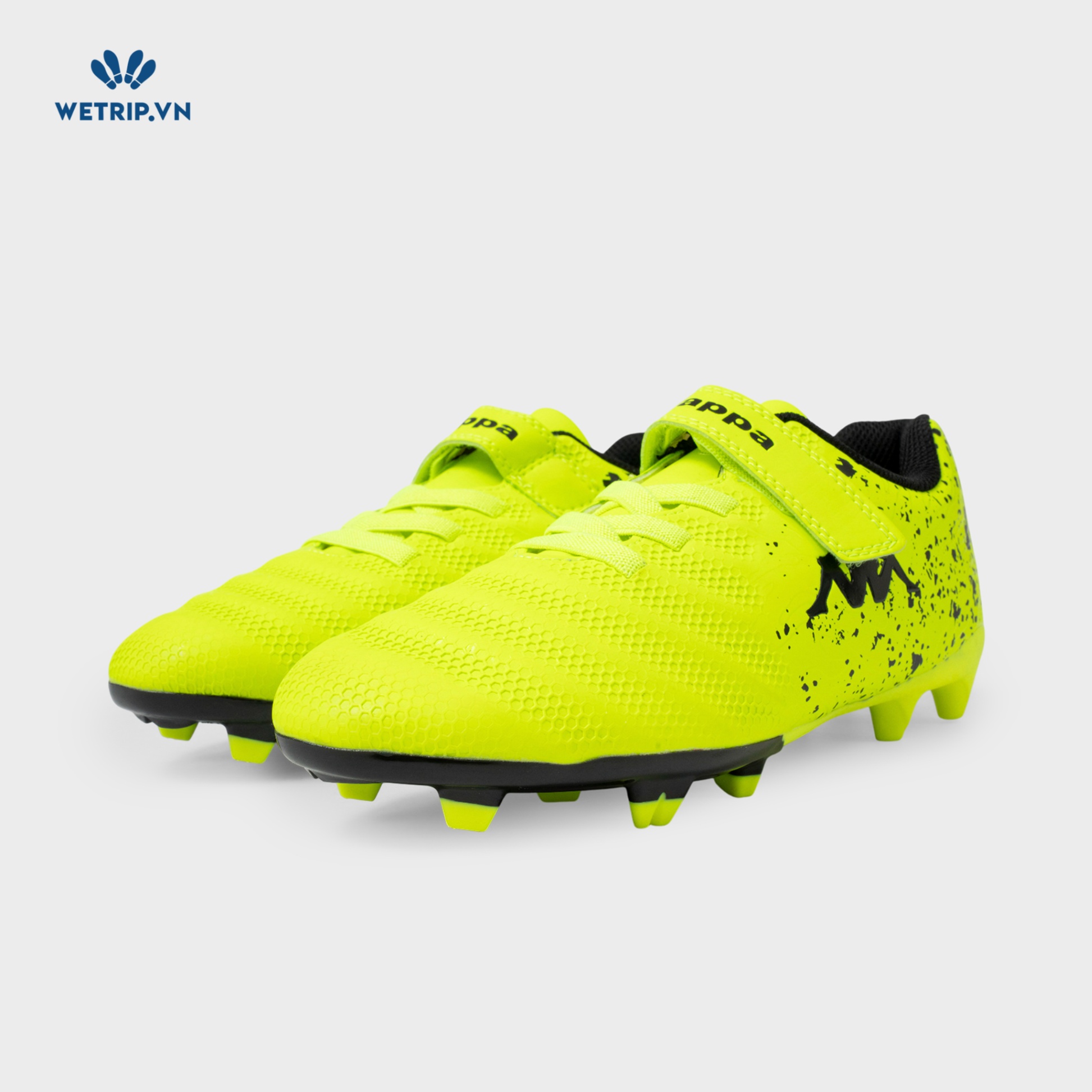 Giày Trẻ Em Kappa (Xanh neon gót chấm đen) Mã GTE-KAPPA-002-A