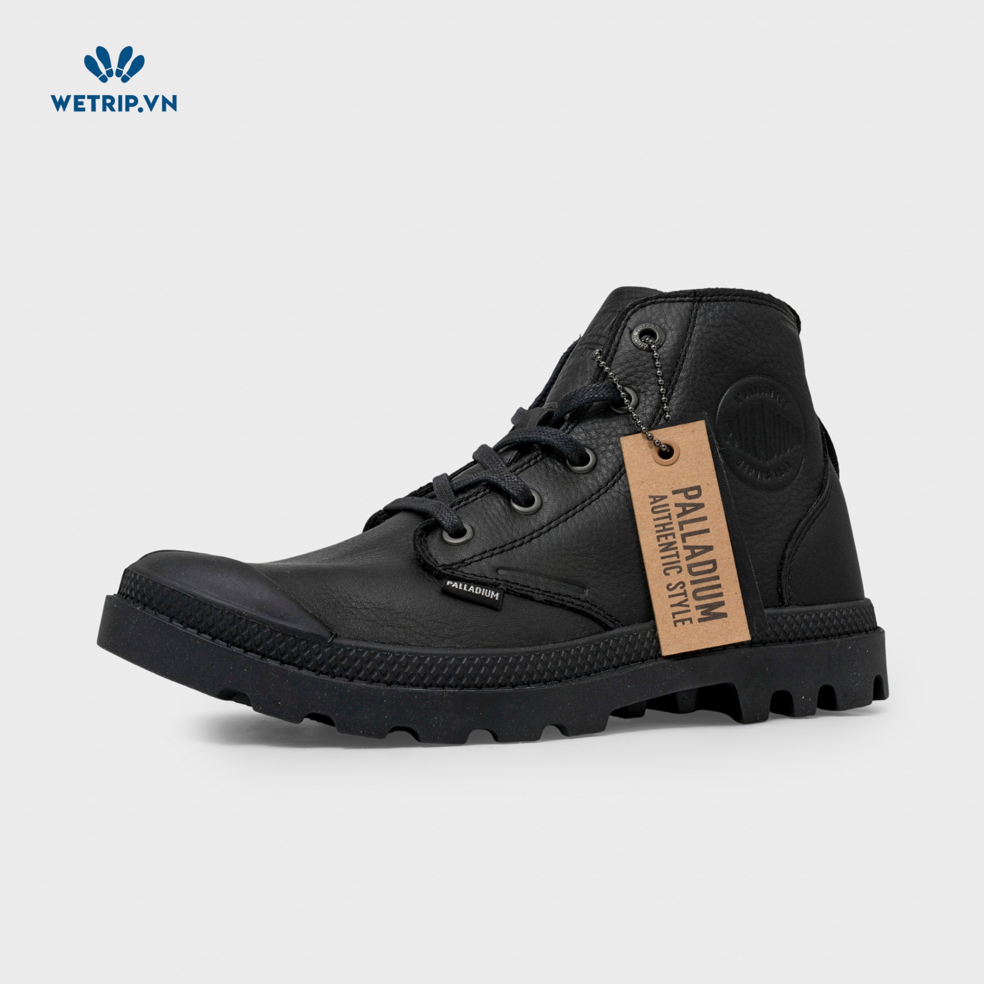 Boots Mắt Cá Đế Bằng Palladium (Đen) Mã BMC-DB-PALA-005-A