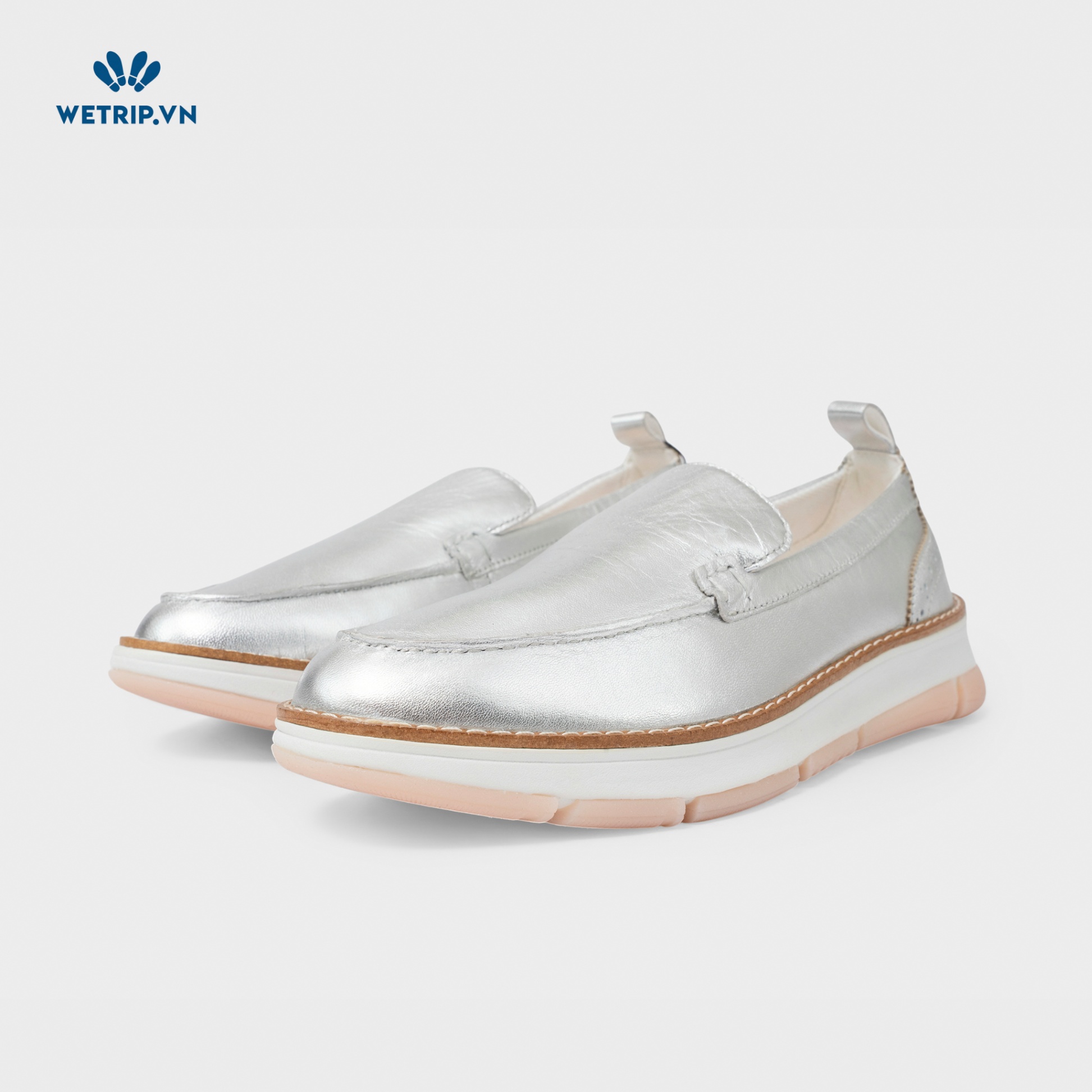 Giày Lười We_ColeHaan (Da-Bạc) Mã GL-COHA-011-A