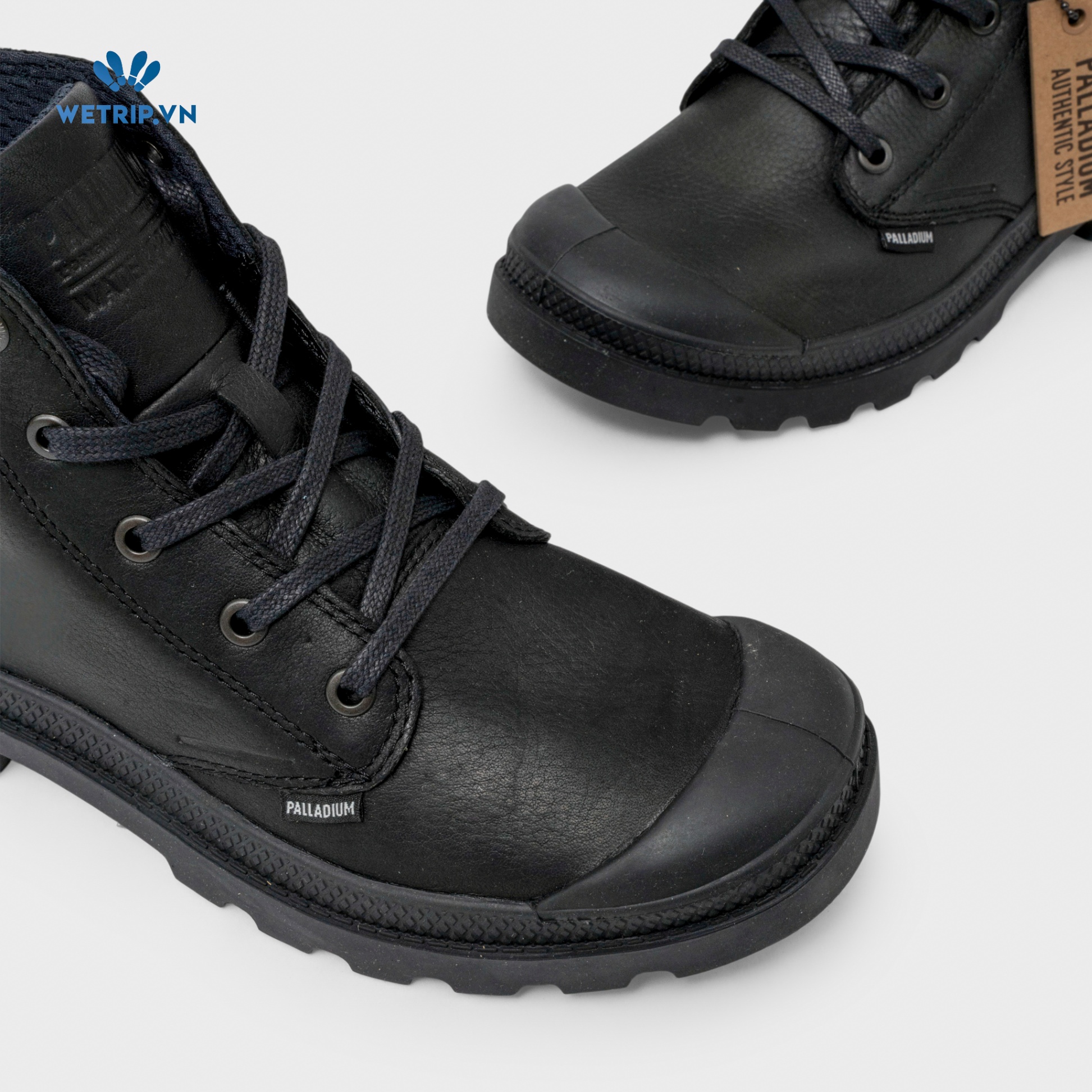 Boots Mắt Cá Đế Bằng Palladium (Đen) Mã BMC-DB-PALA-005-A