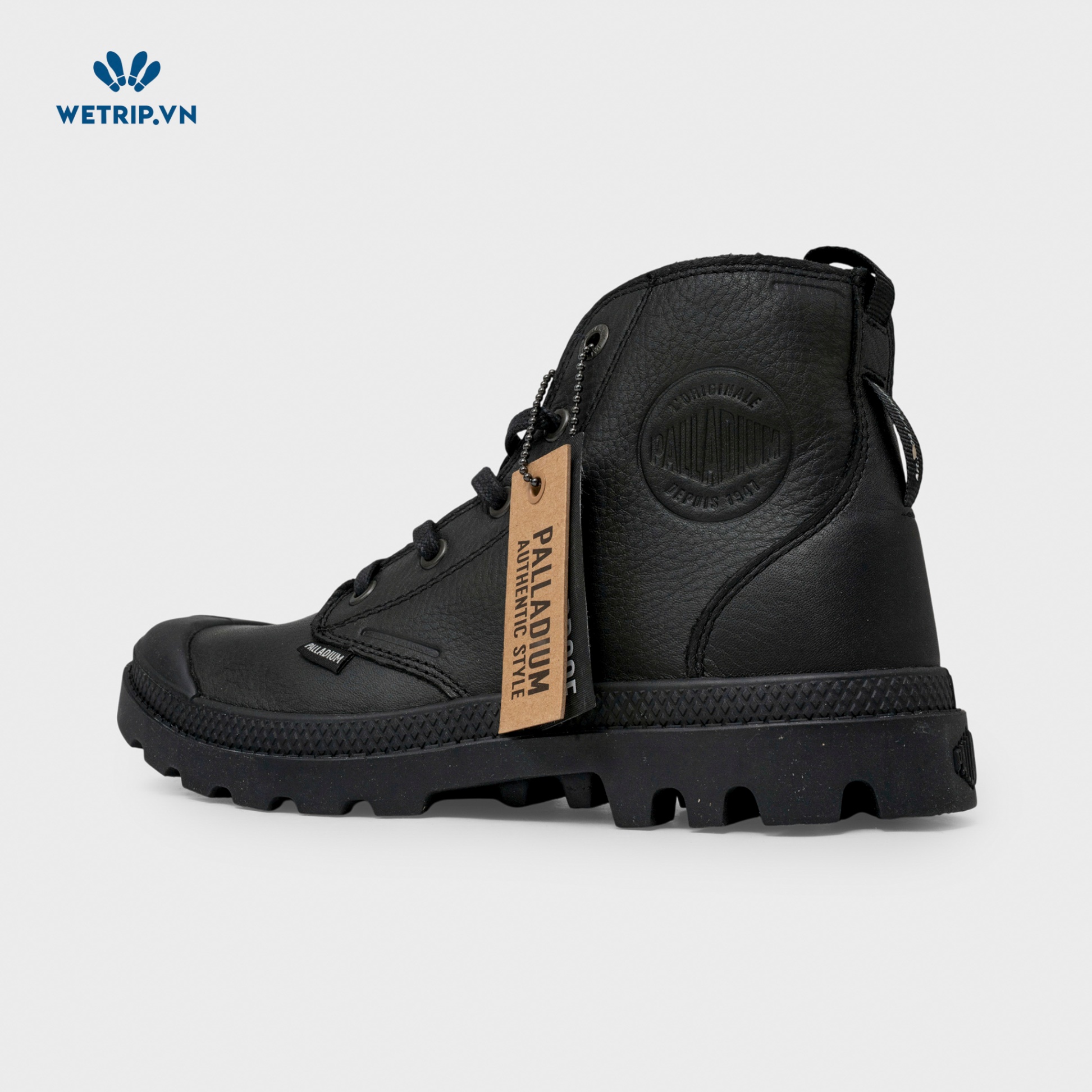 Boots Mắt Cá Đế Bằng Palladium (Đen) Mã BMC-DB-PALA-005-A