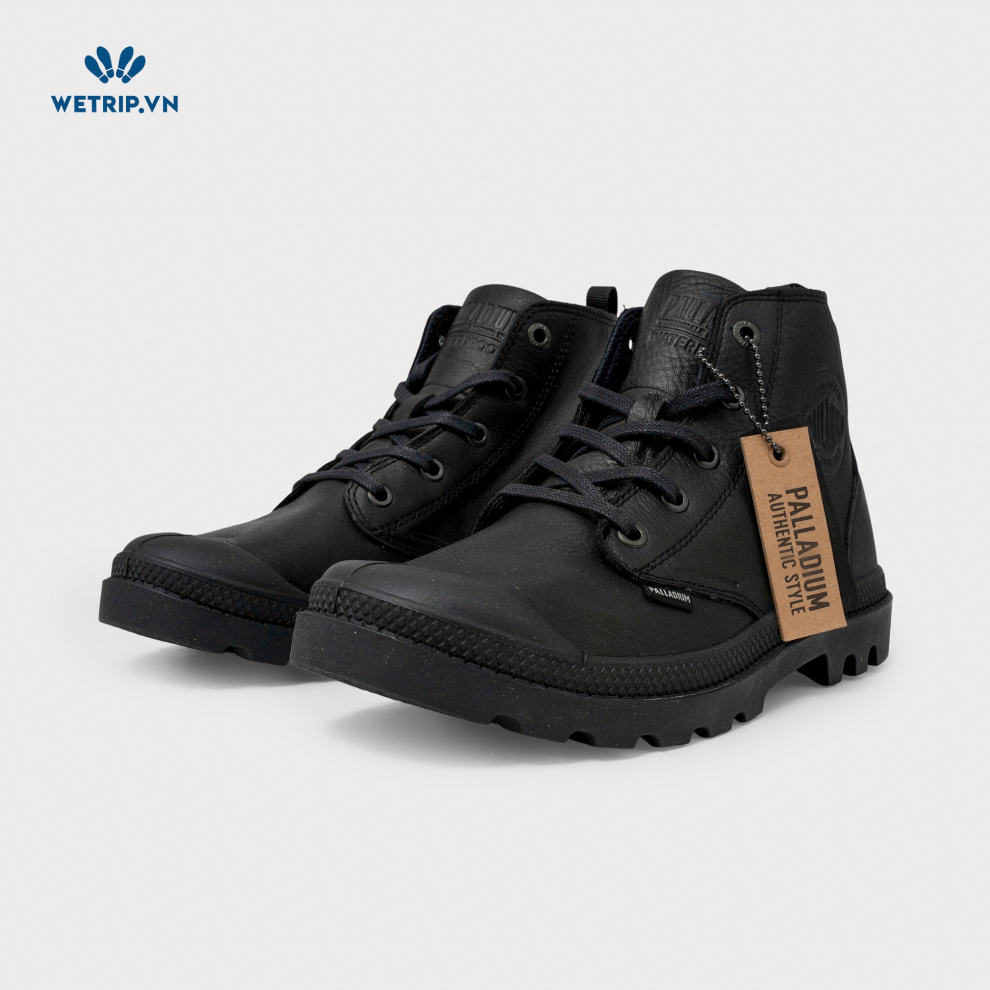 Boots Mắt Cá Đế Bằng Palladium (Đen) Mã BMC-DB-PALA-005-A