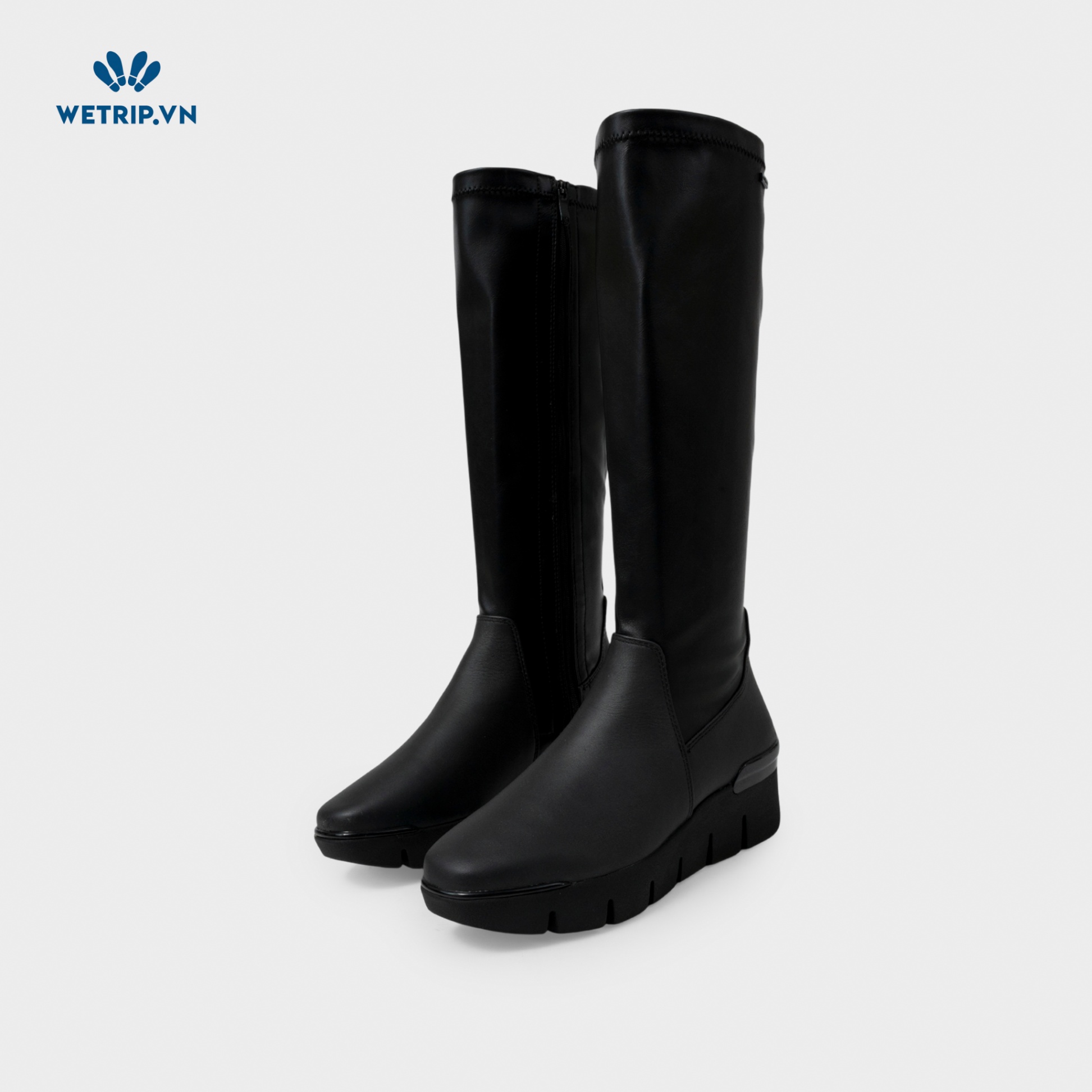 Boots Đầu Gối Đế Xuồng Bussola Mã 004