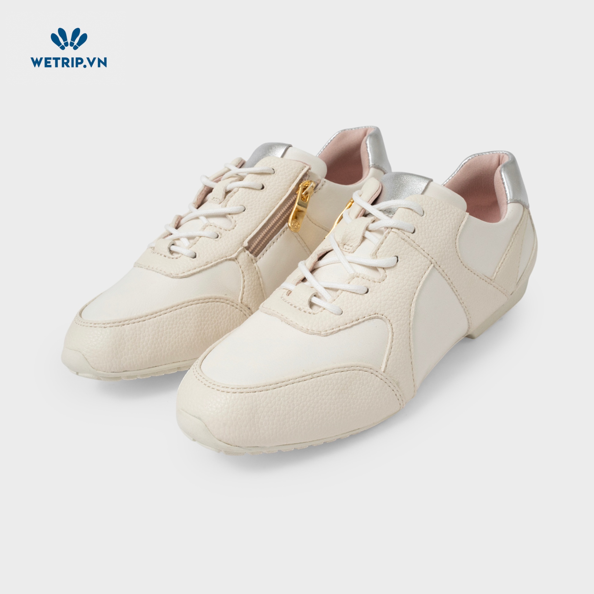 Sneaker Bussola (Kem gót bạc) Mã SN-BSL-146-C