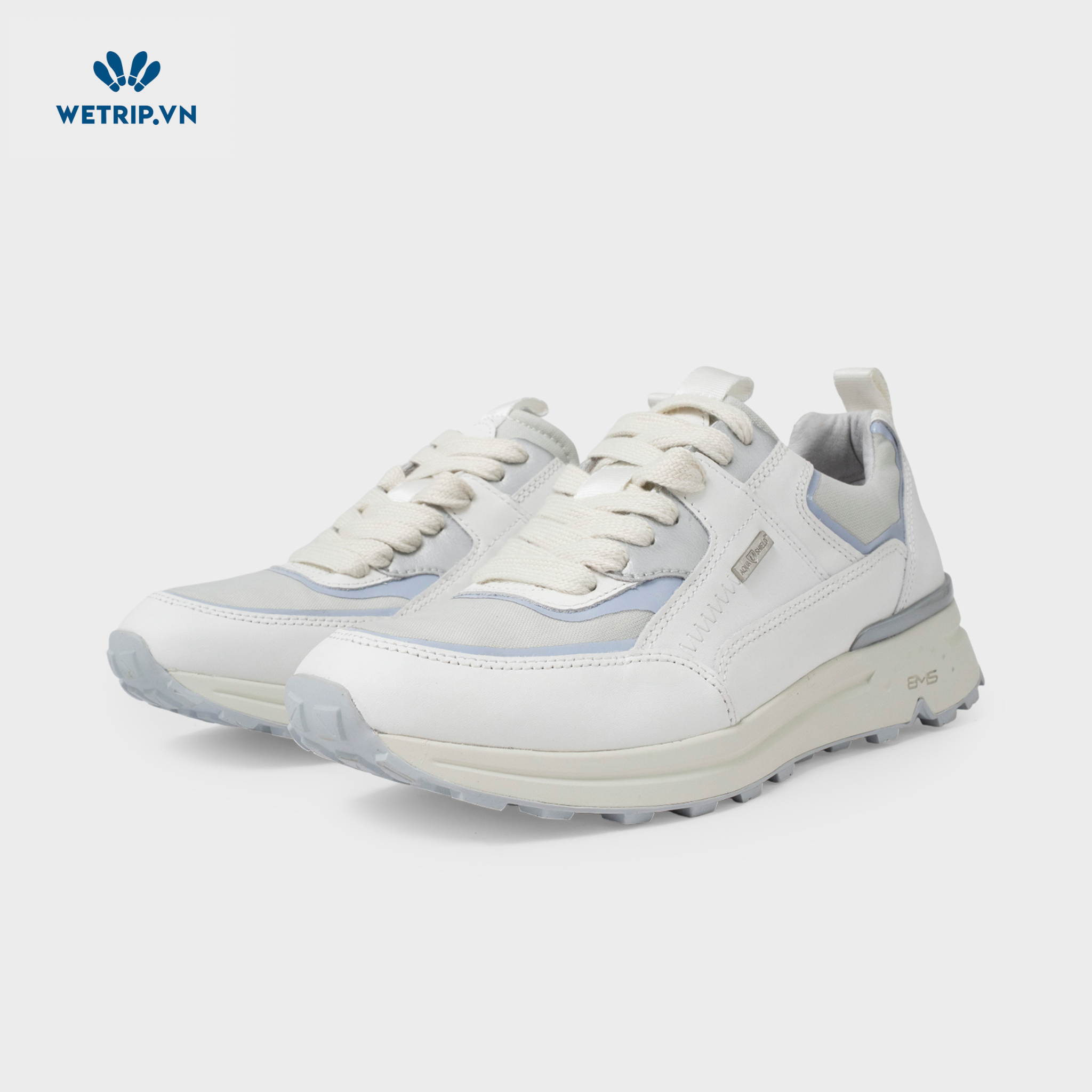 Sneaker Bussola (Kem viền xanh) Mã SN-BSL-117-D