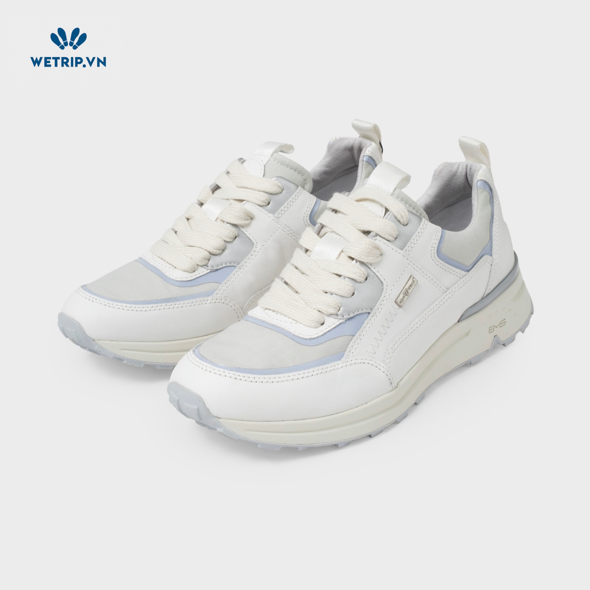 Sneaker Bussola (Kem viền xanh) Mã SN-BSL-117-D